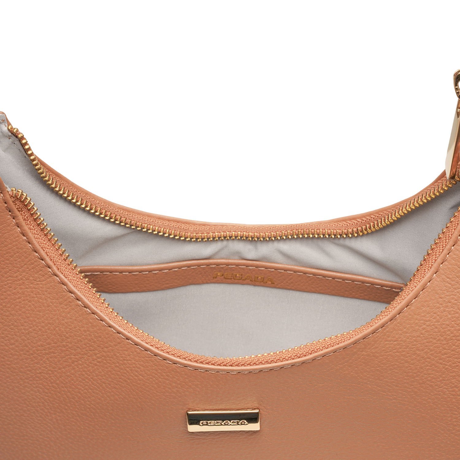 Bolsa Pegada Feminina Tiracolo em Couro Caramelo BO210010-02 Marrom 4