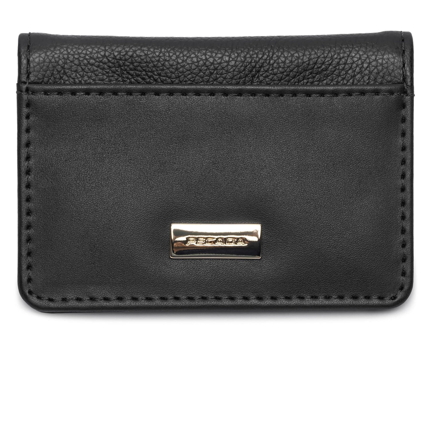 Carteira Pegada Feminina em Couro Preto CA001305-01