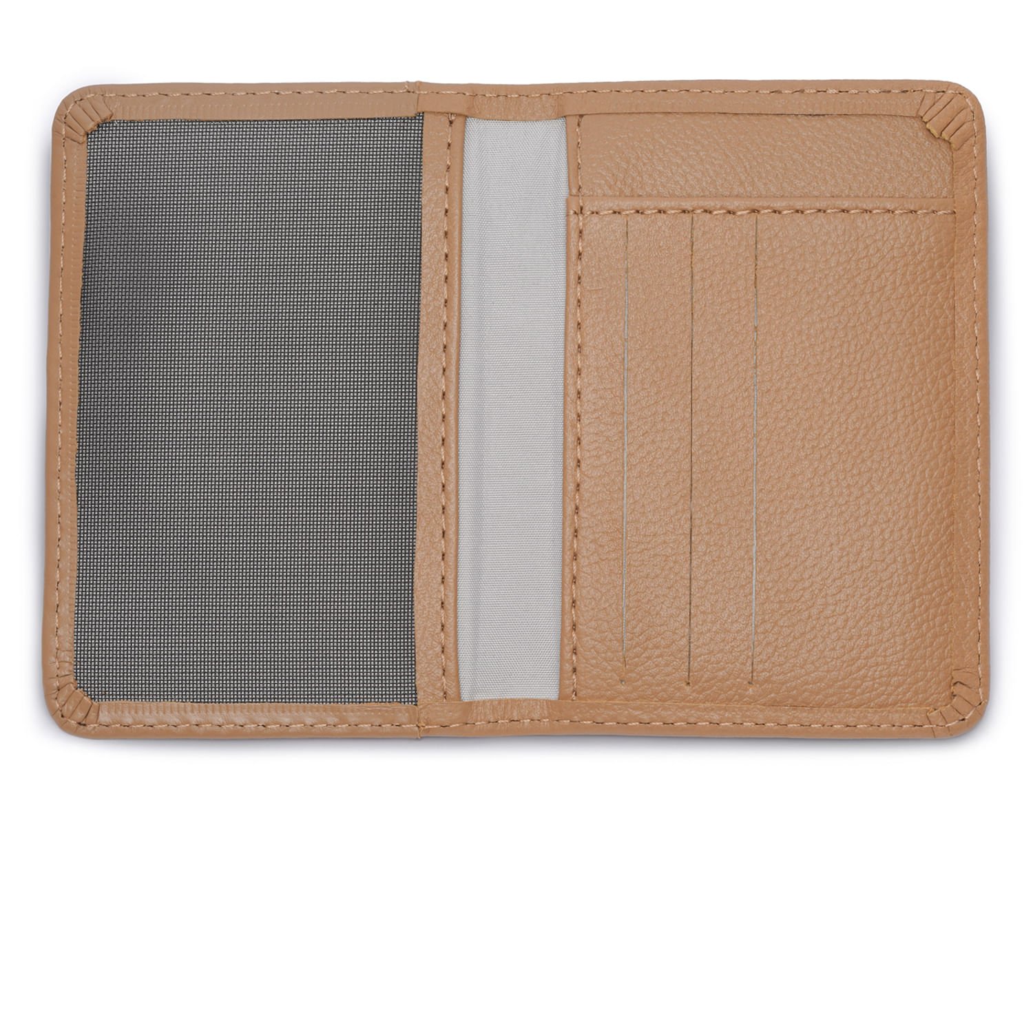 Carteira Pegada Feminina em Couro Caramelo CA001305-02 Marrom 3