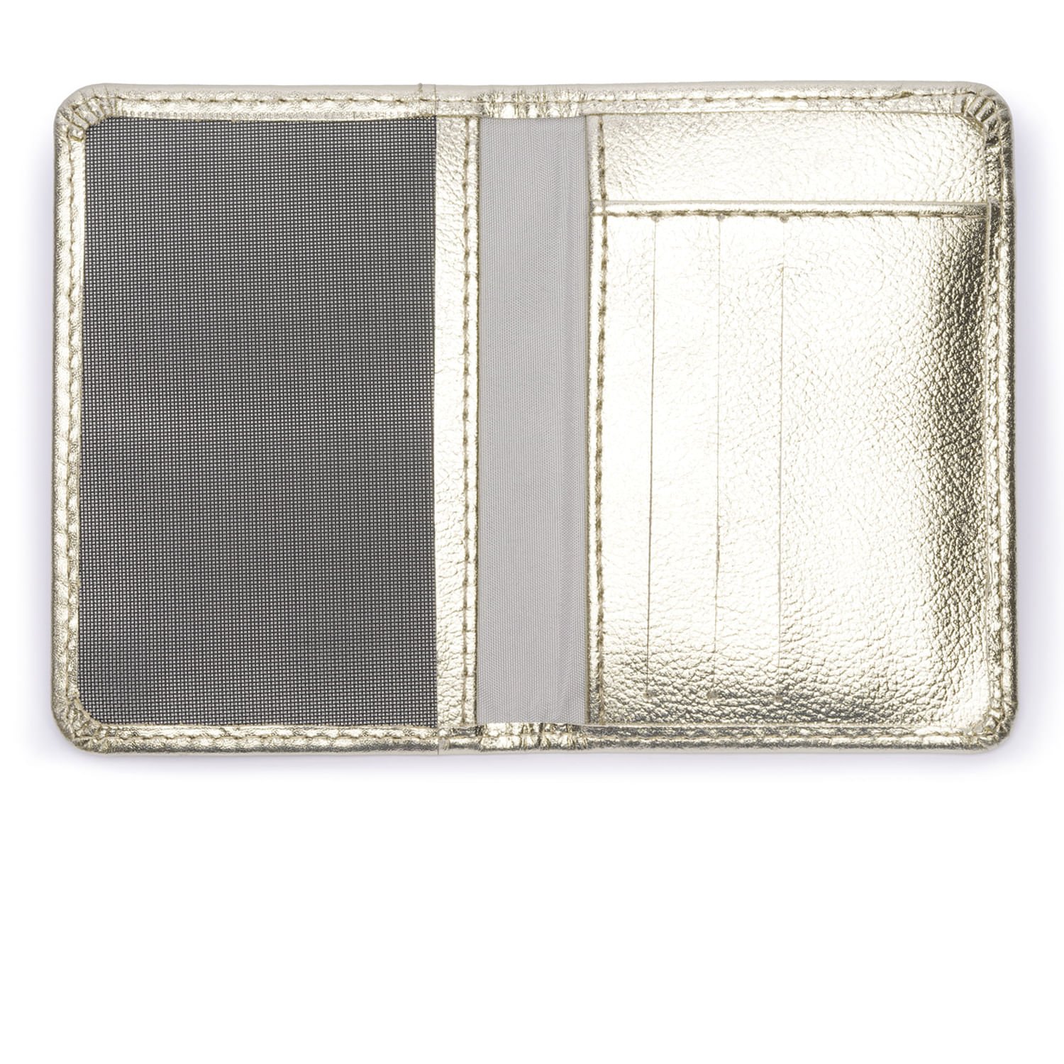 Carteira Pegada Feminina em Couro Ouro CA001305-04 Dourado 3