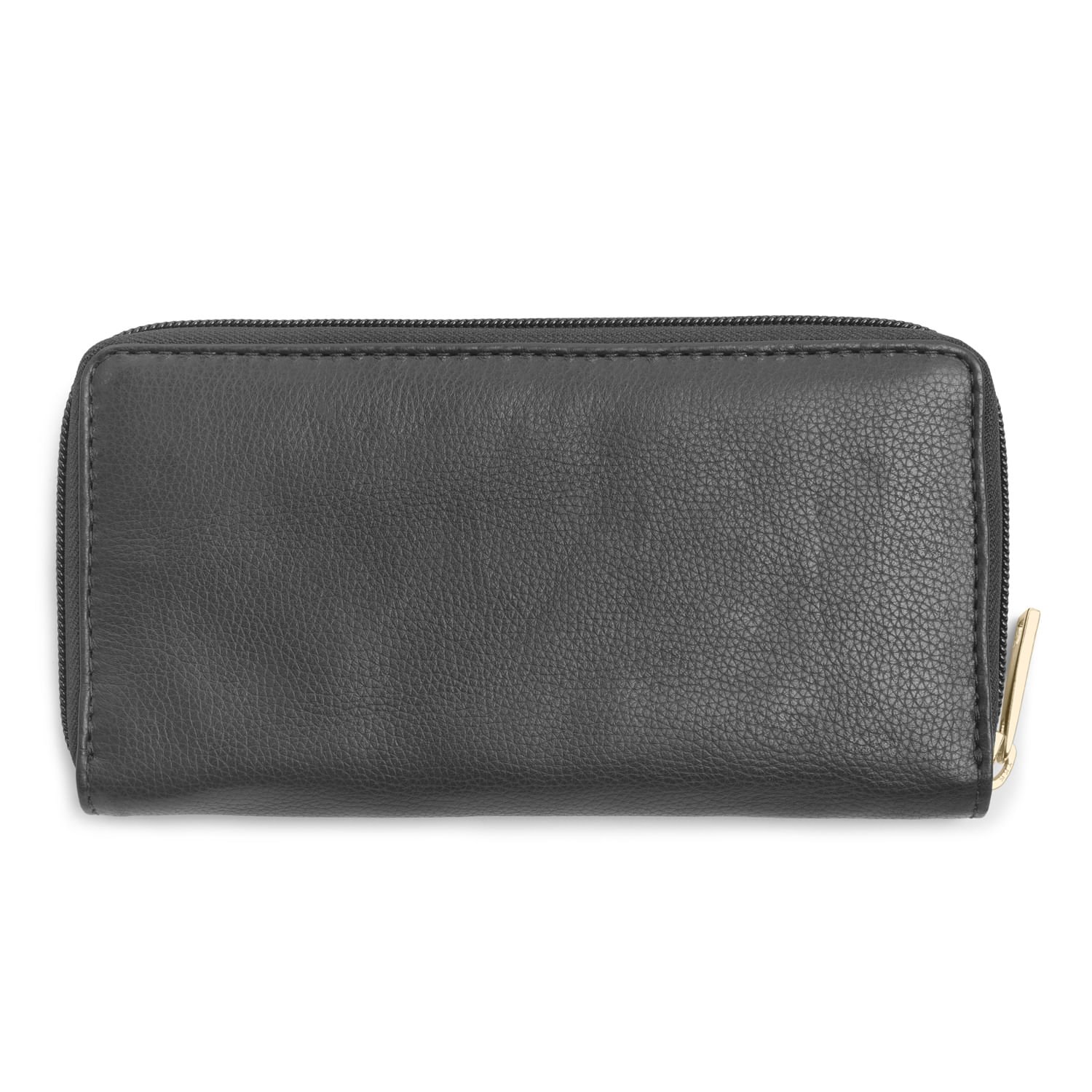 Carteira Pegada Feminina em Couro Preto CA001301-01 Preto 3