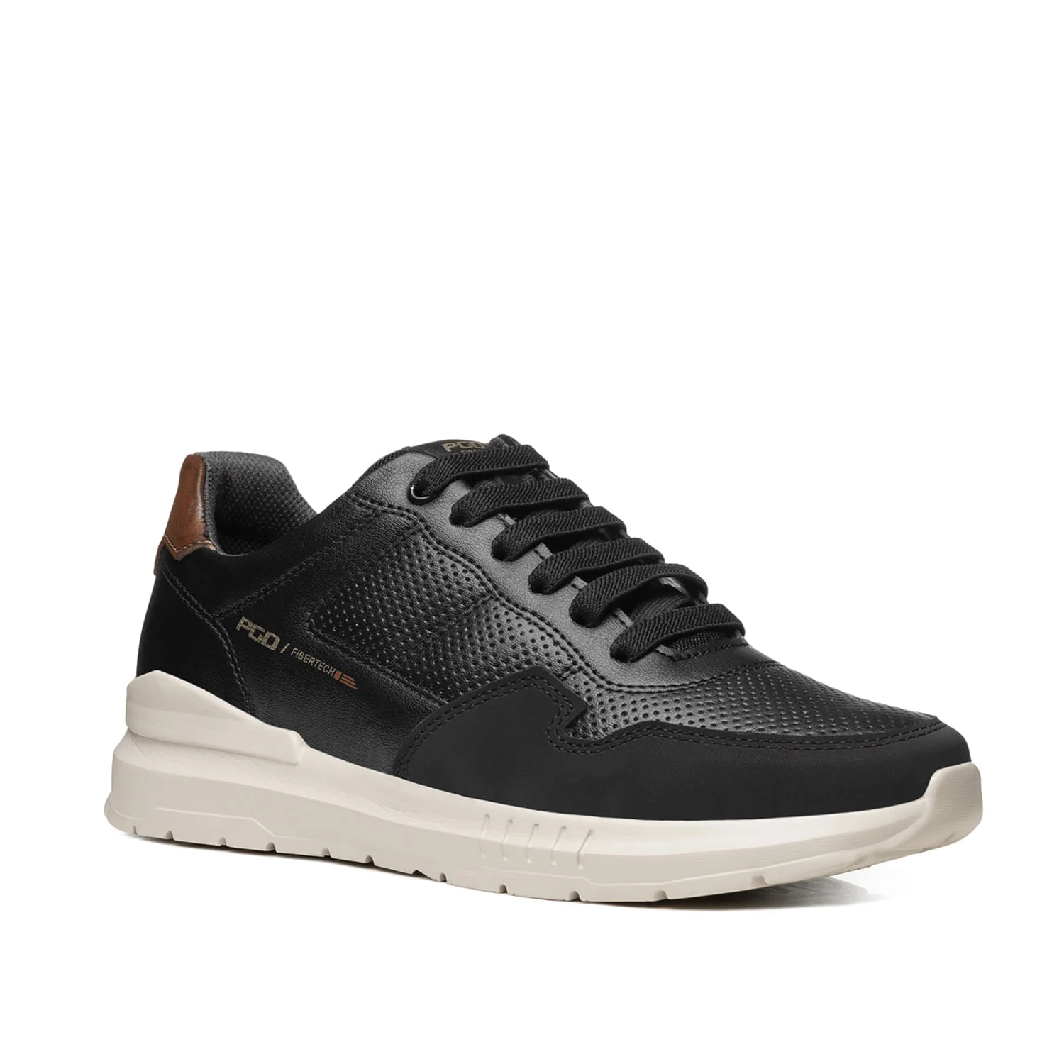 Sapatênis Pegada Masculino em Microfibra Preto 172601-03 Preto 3