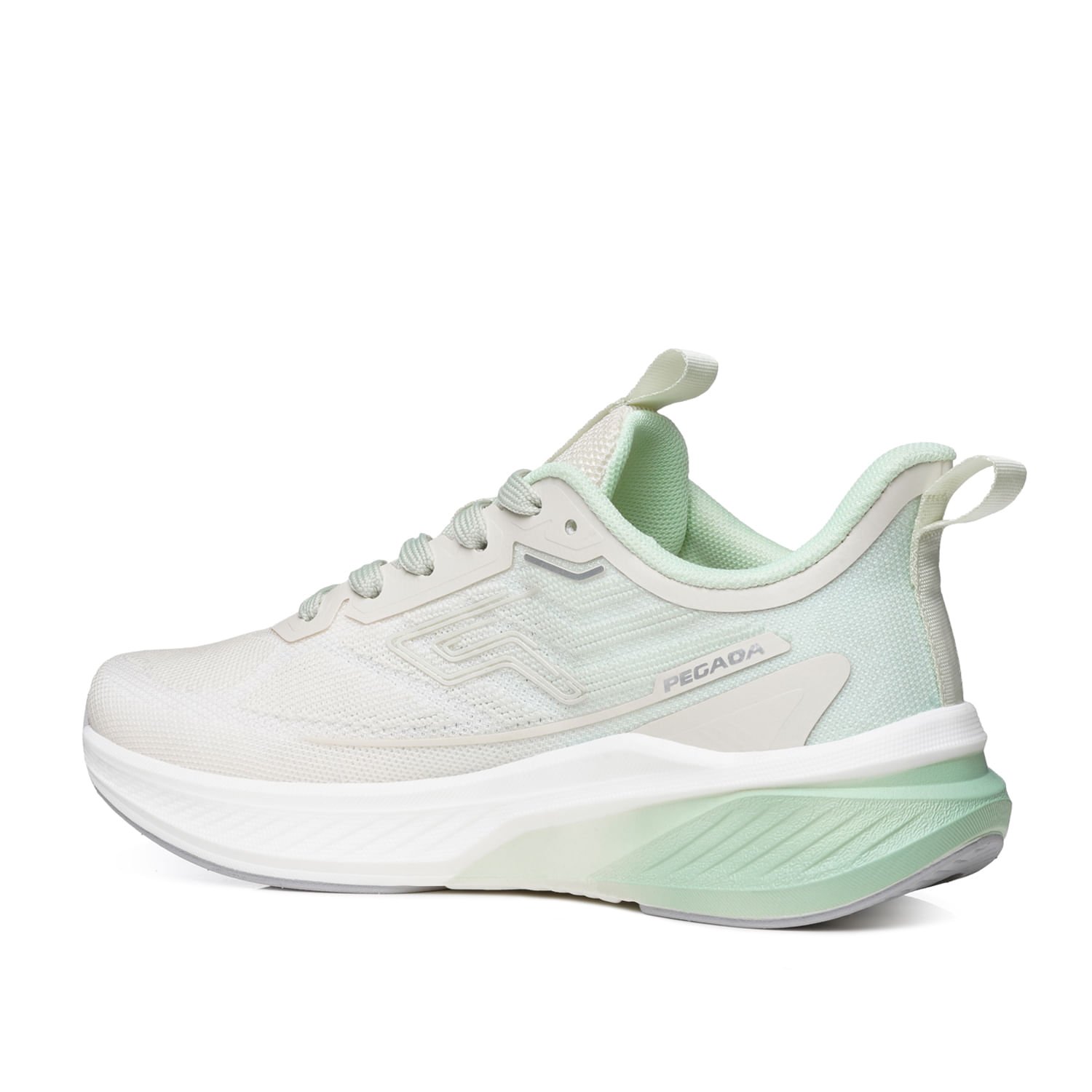 Tênis Esportivo Pegada Feminino em Tecido Off White 291301-02 Branco 4