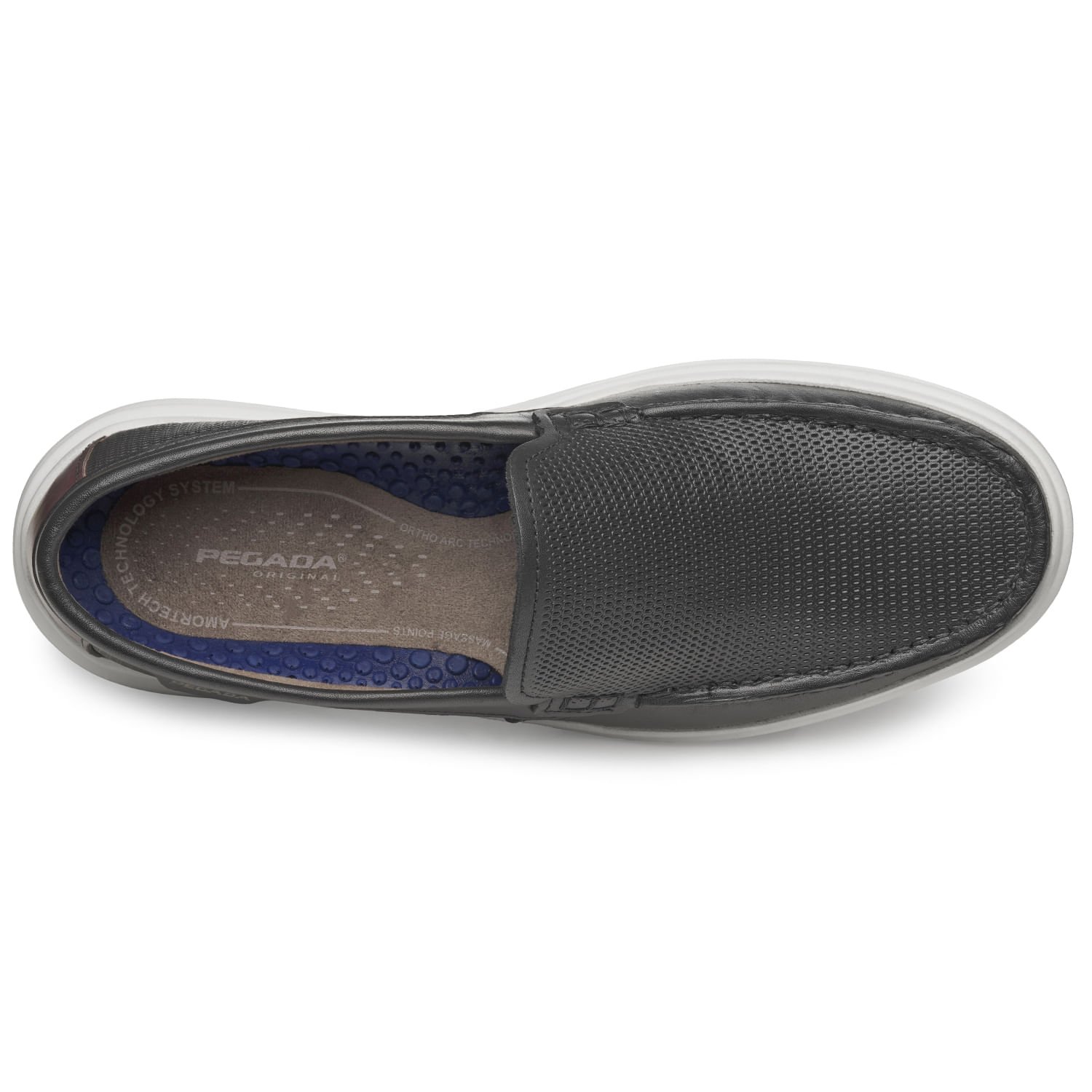 Mocassim Pegada Masculino em Couro Preto 142202-02 Preto 6