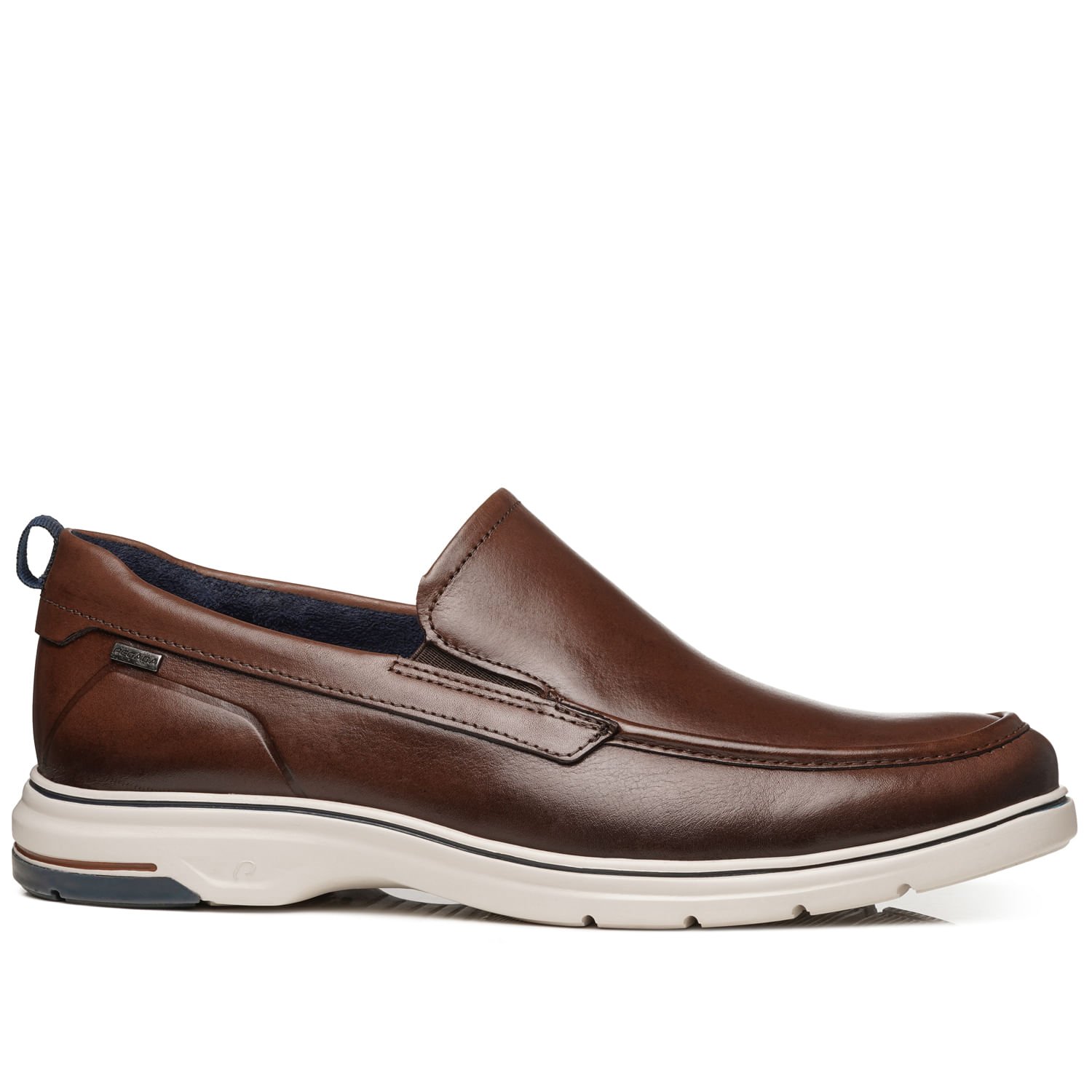 Sapato Casual Pegada Masculino em Couro Pinhão 127303-03