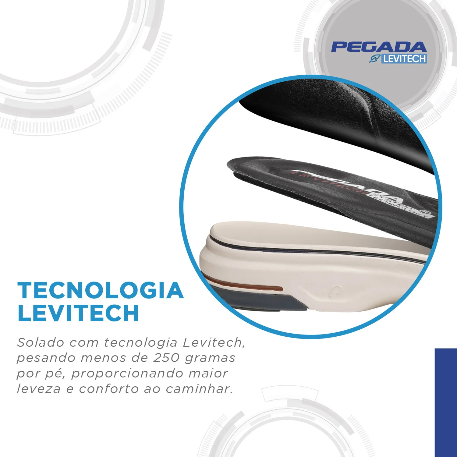 Sapato Casual Pegada Masculino em Couro Pinhão 127303-03 Marrom 4