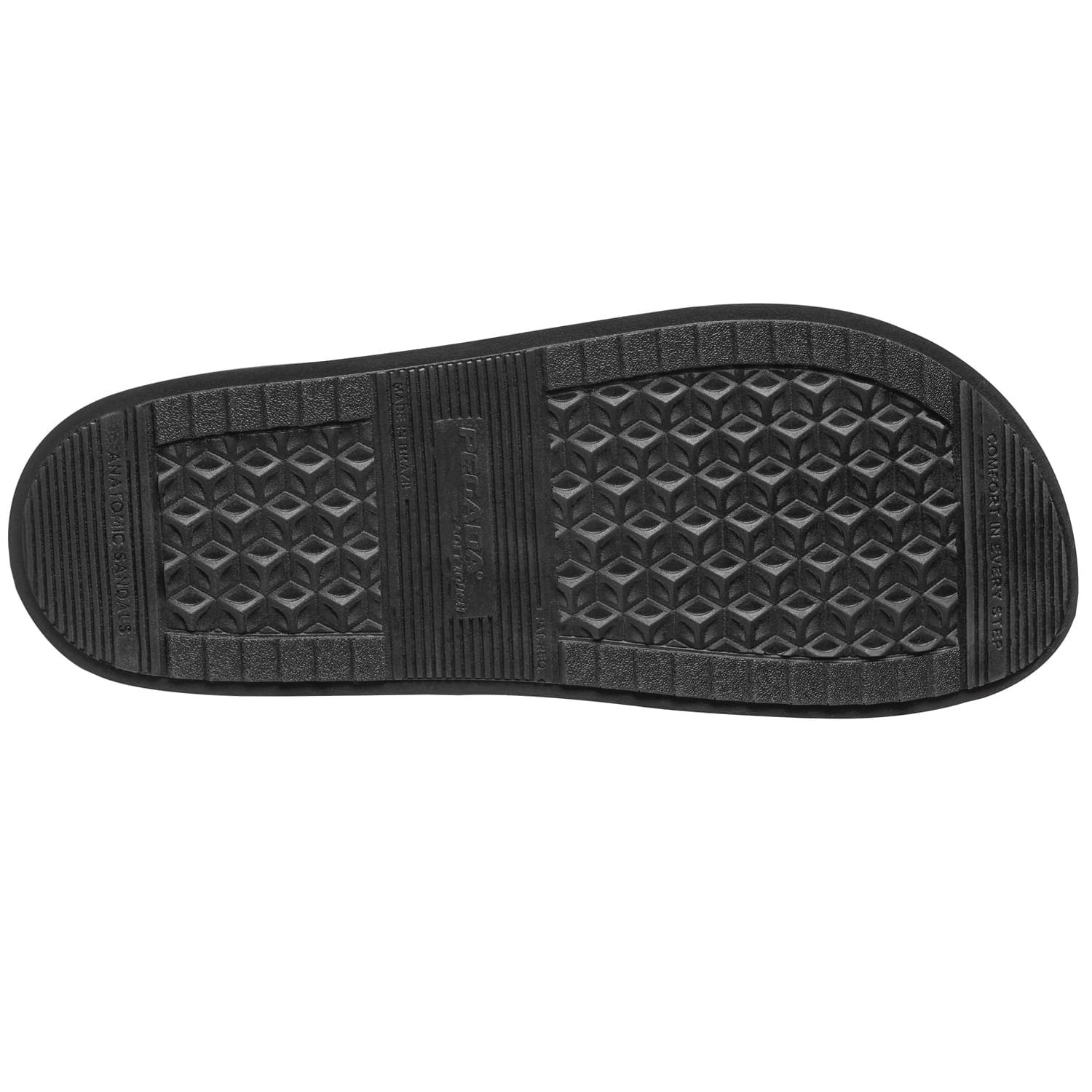 Chinelo Pegada Masculino em Couro Preto 134851-03 Preto 4
