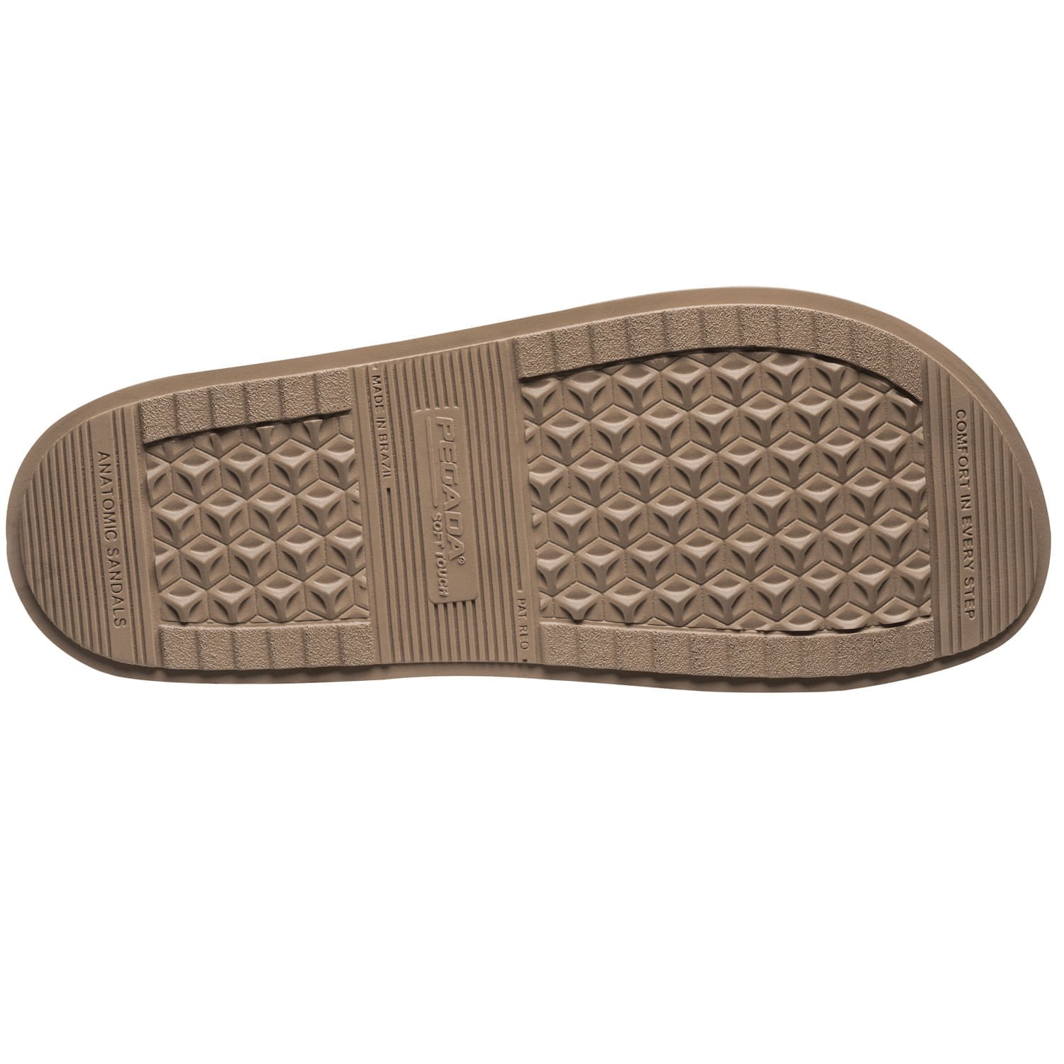 Chinelo Pegada Masculino em Couro Chocolate 134851-05 Marrom 5