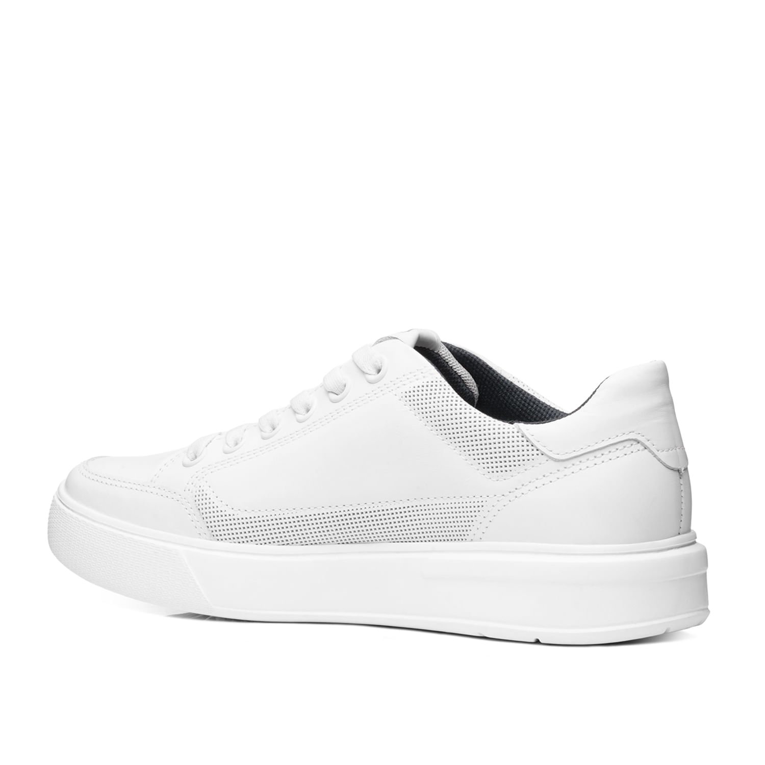 Tênis Casual Pegada Masculino em Couro Branco 111909-01 Branco 3