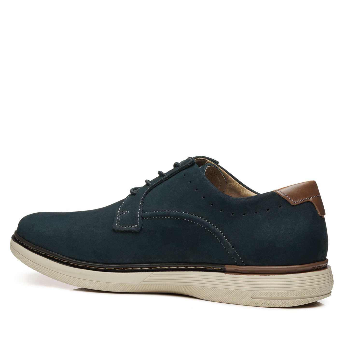 Sapato Casual Pegada Masculino em Couro Marinho 127603-06 Azul Marinho 3