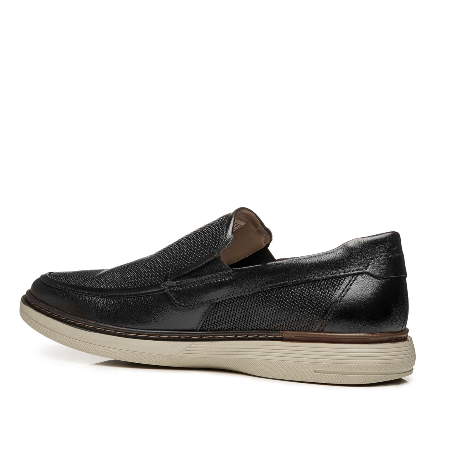 Sapato Casual Pegada Masculino em Couro Preto 127602-01 Preto 3