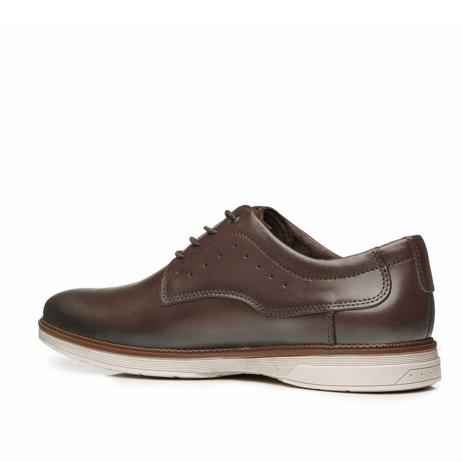 Sapato Casual Pegada Masculino em Couro Pinhão 126708-03 Marrom 3