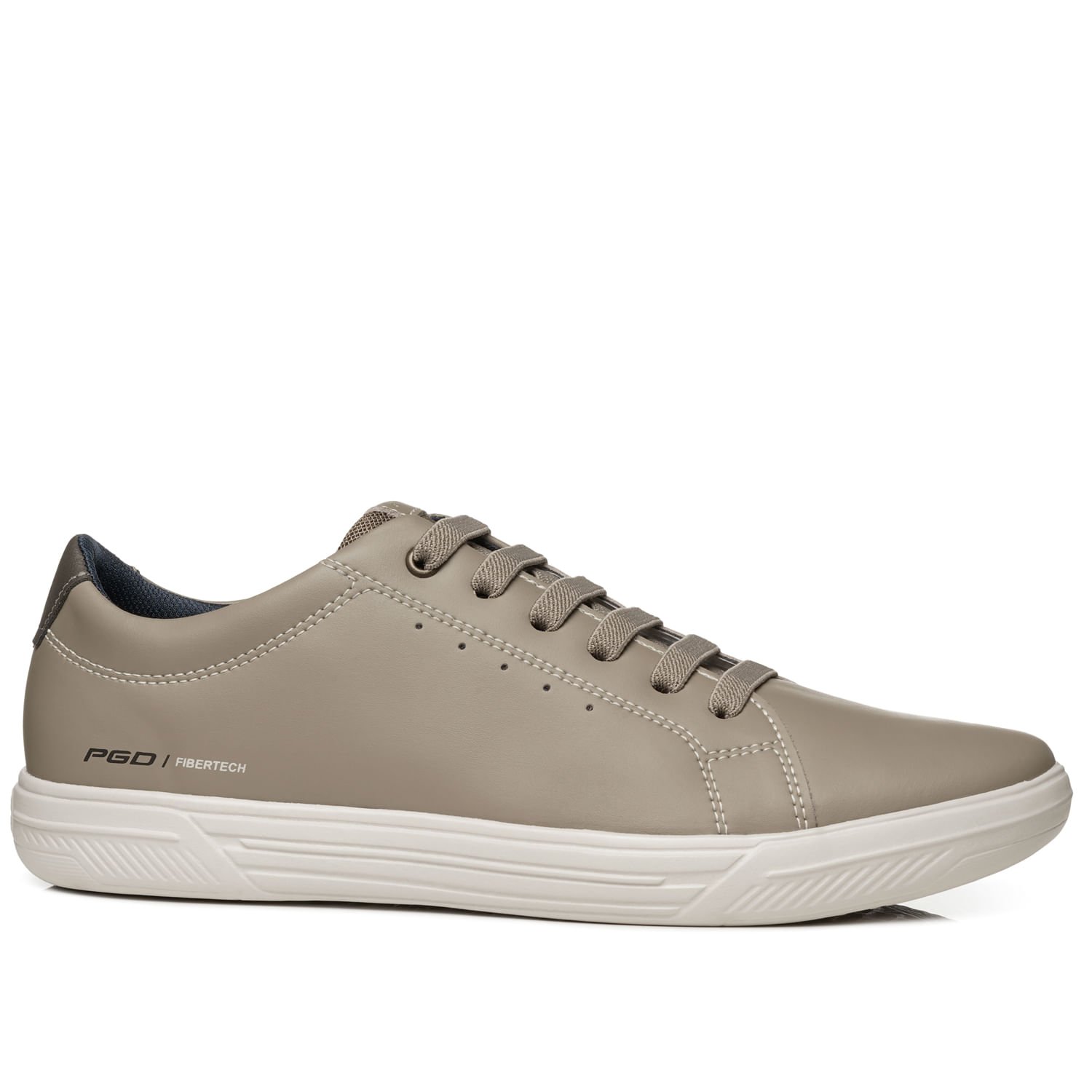 Tênis Casual Pegada Masculino em Microfibra Areia 172801-04