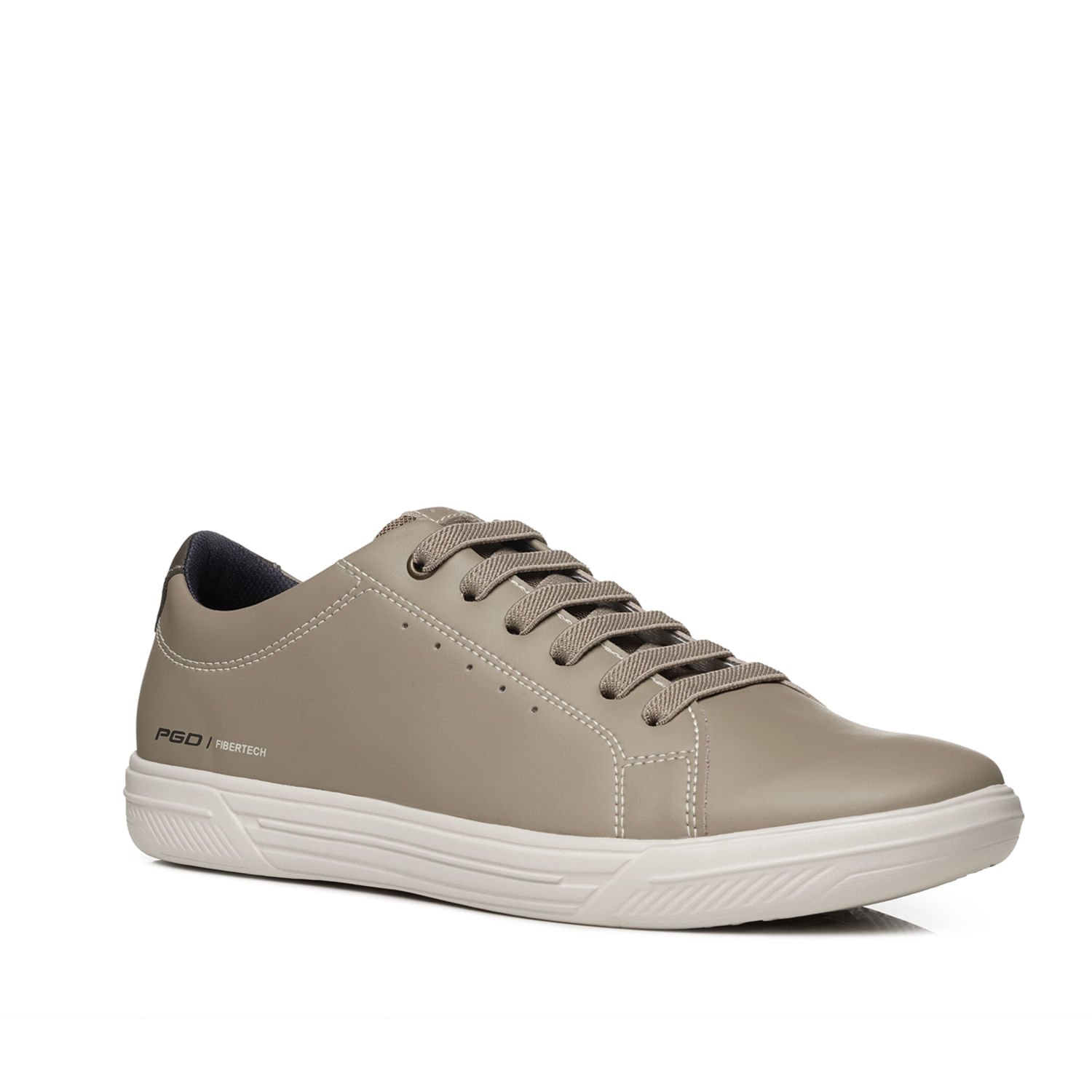 Tênis Casual Pegada Masculino em Microfibra Areia 172801-04 Bege 2