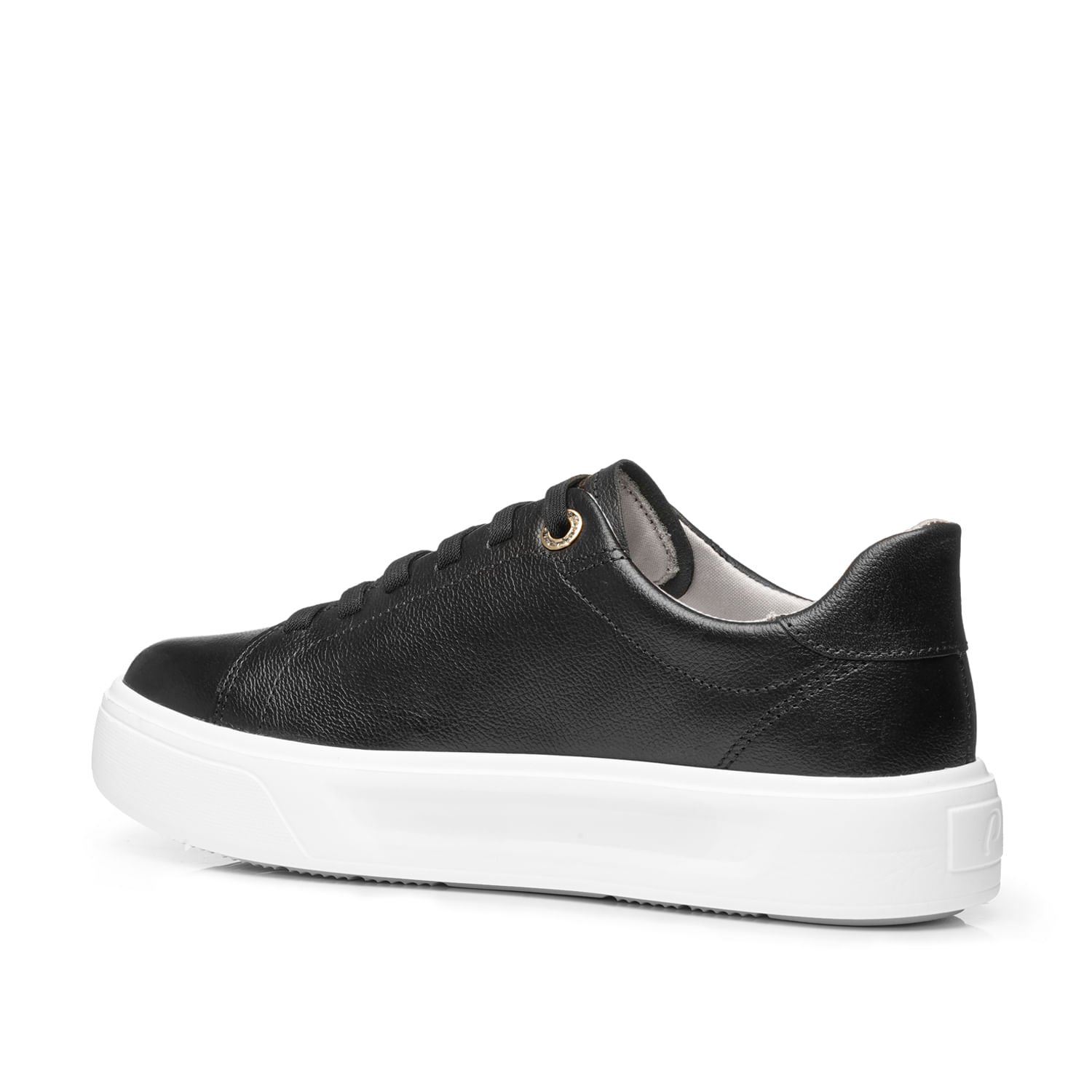 Tênis Pegada Feminino em Couro Preto 211227-03 Preto 3