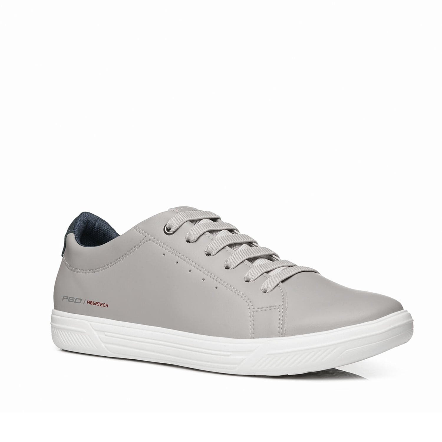 Tênis Casual Pegada Masculino em Microfibra Silver 172801-03 Cinza 2