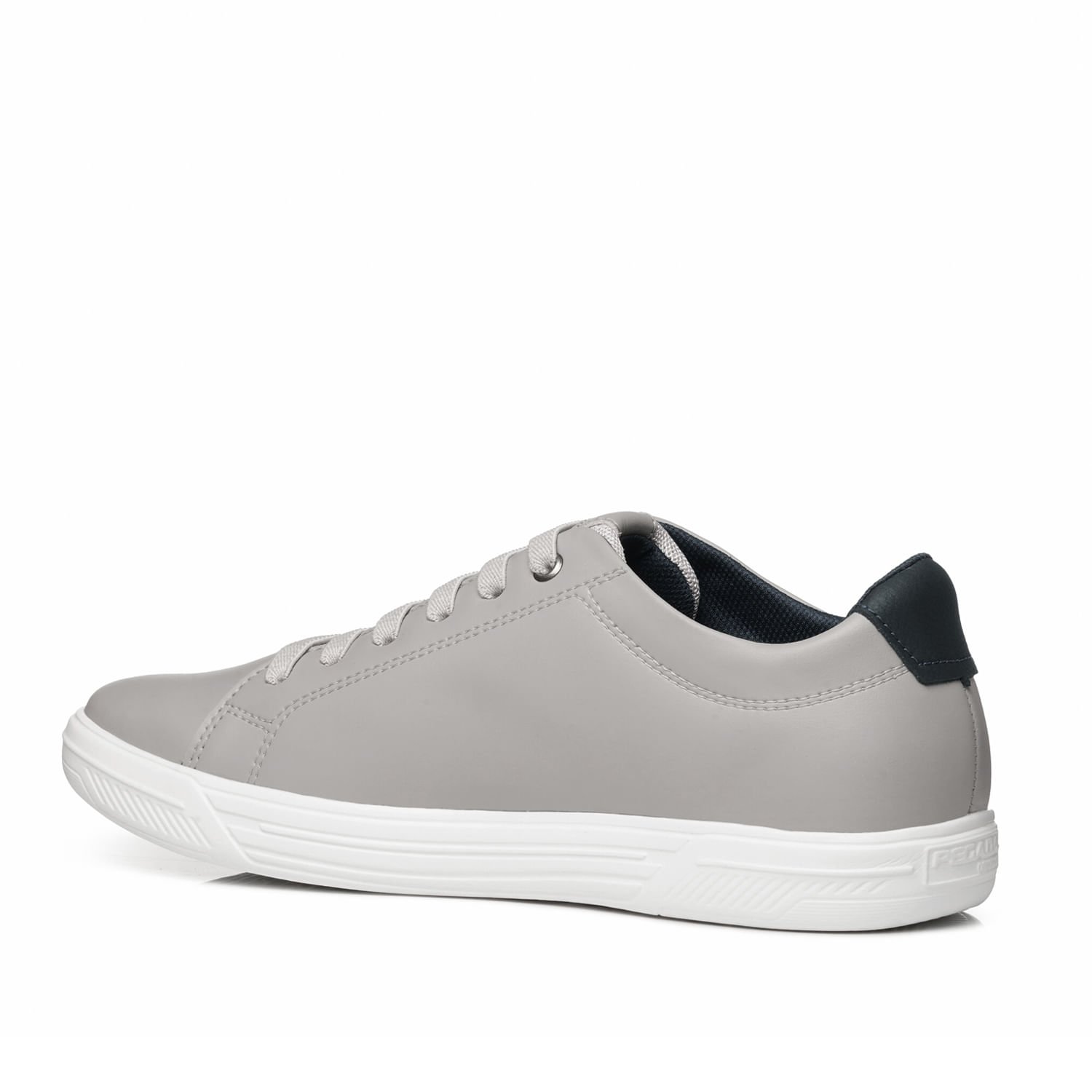 Tênis Casual Pegada Masculino em Microfibra Silver 172801-03 Cinza 3