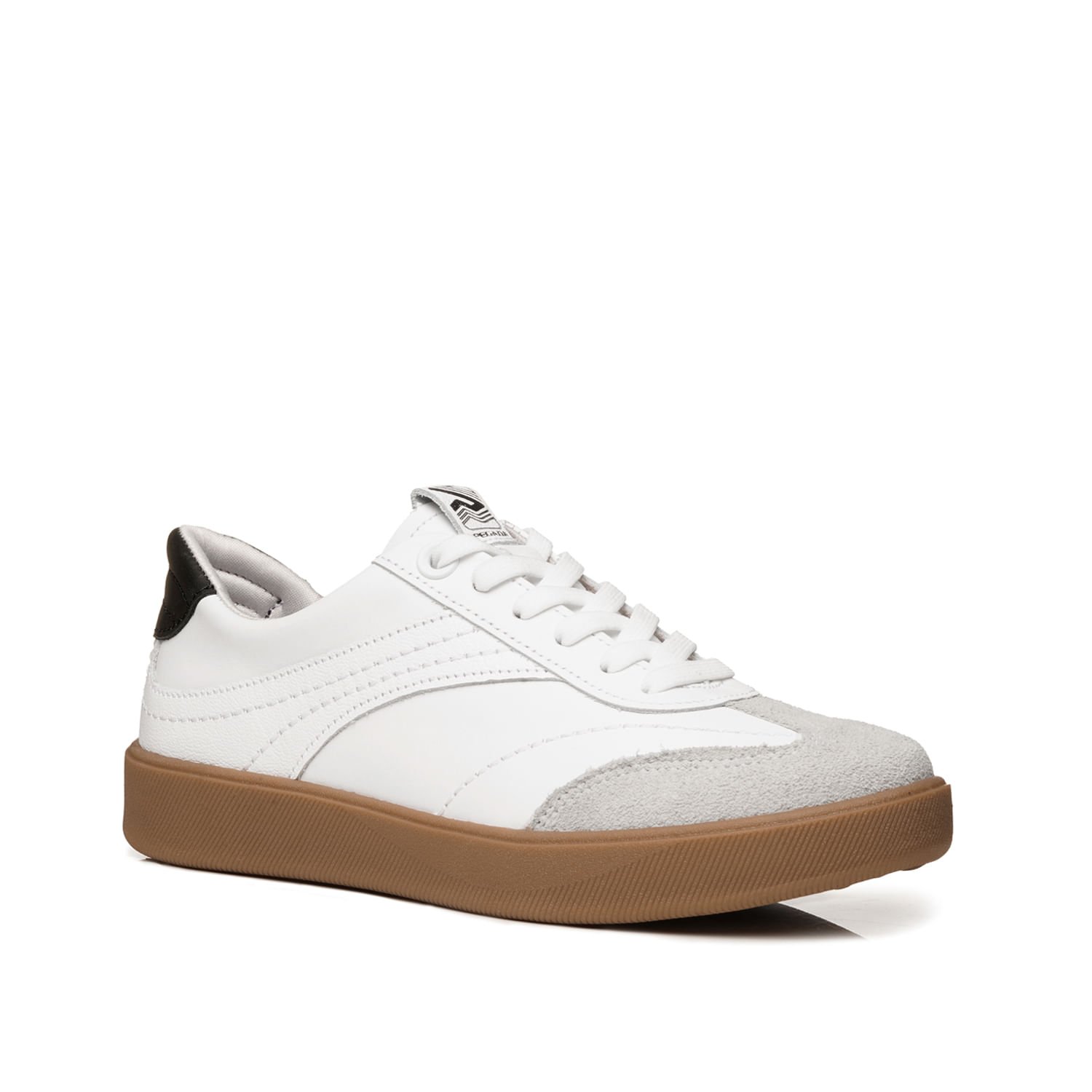 Tênis Casual Pegada Feminino em Couro Branco 210802-03 Branco 3