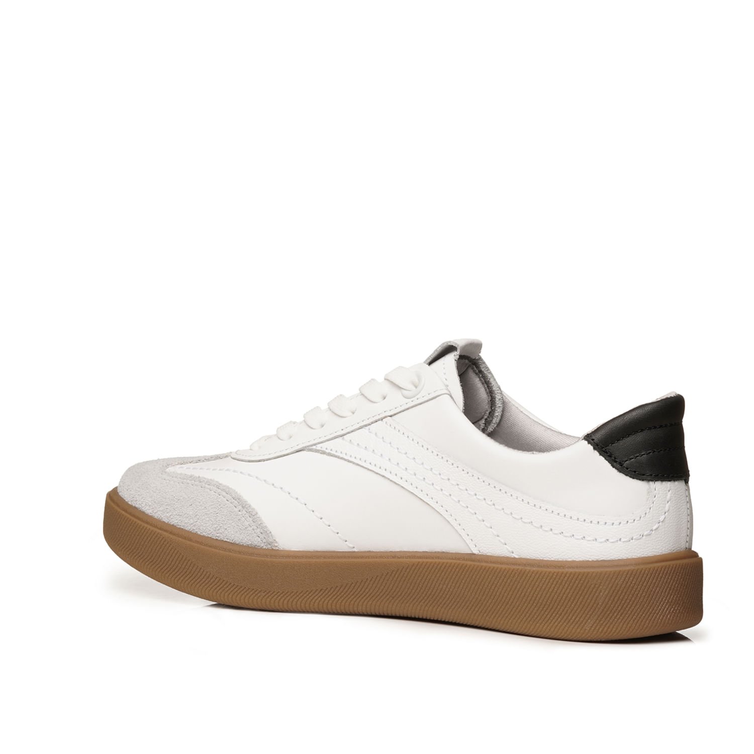 Tênis Casual Pegada Feminino em Couro Branco 210802-03 Branco 4