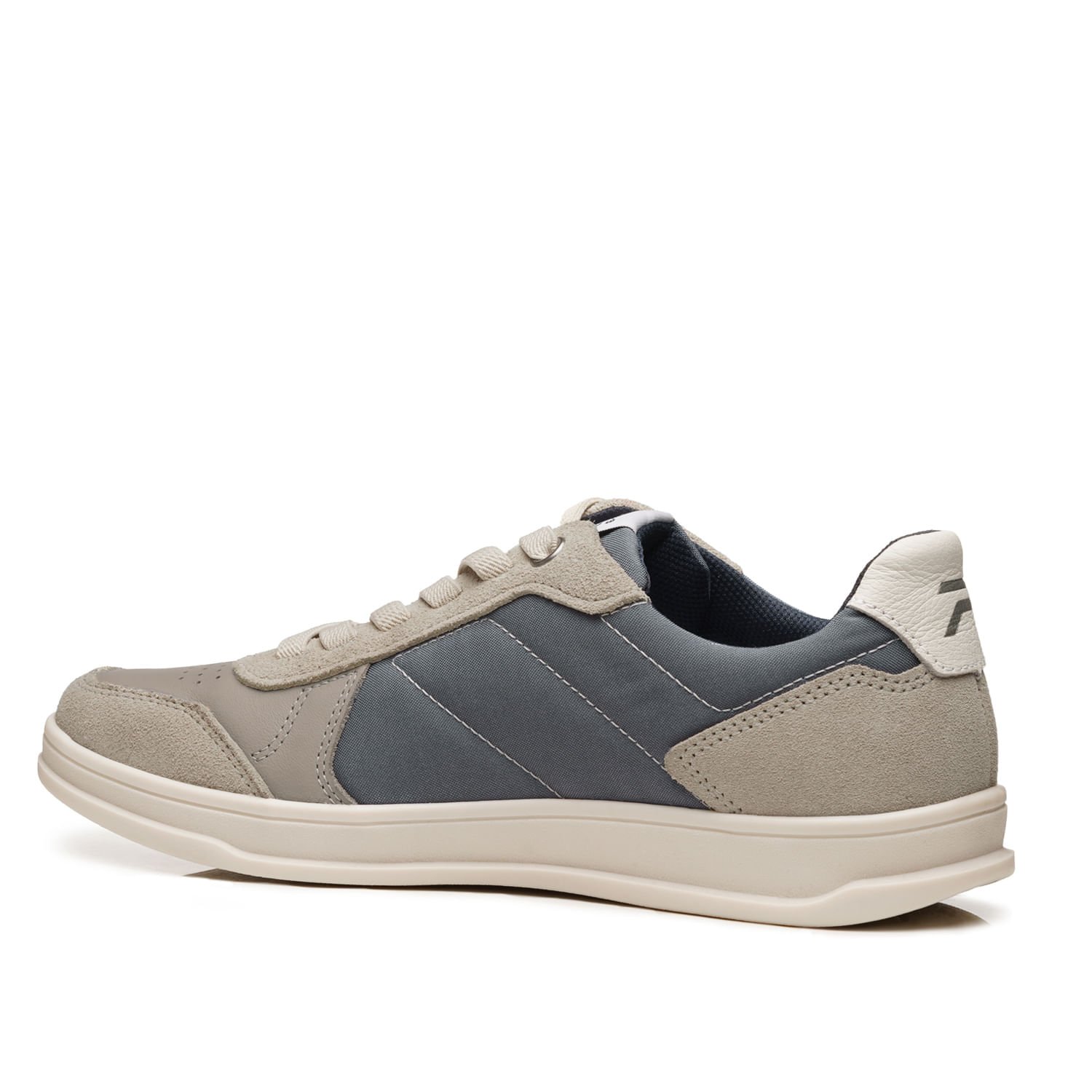 Tênis Casual Pegada Masculino em Couro Latte 113601-03 Bege 4