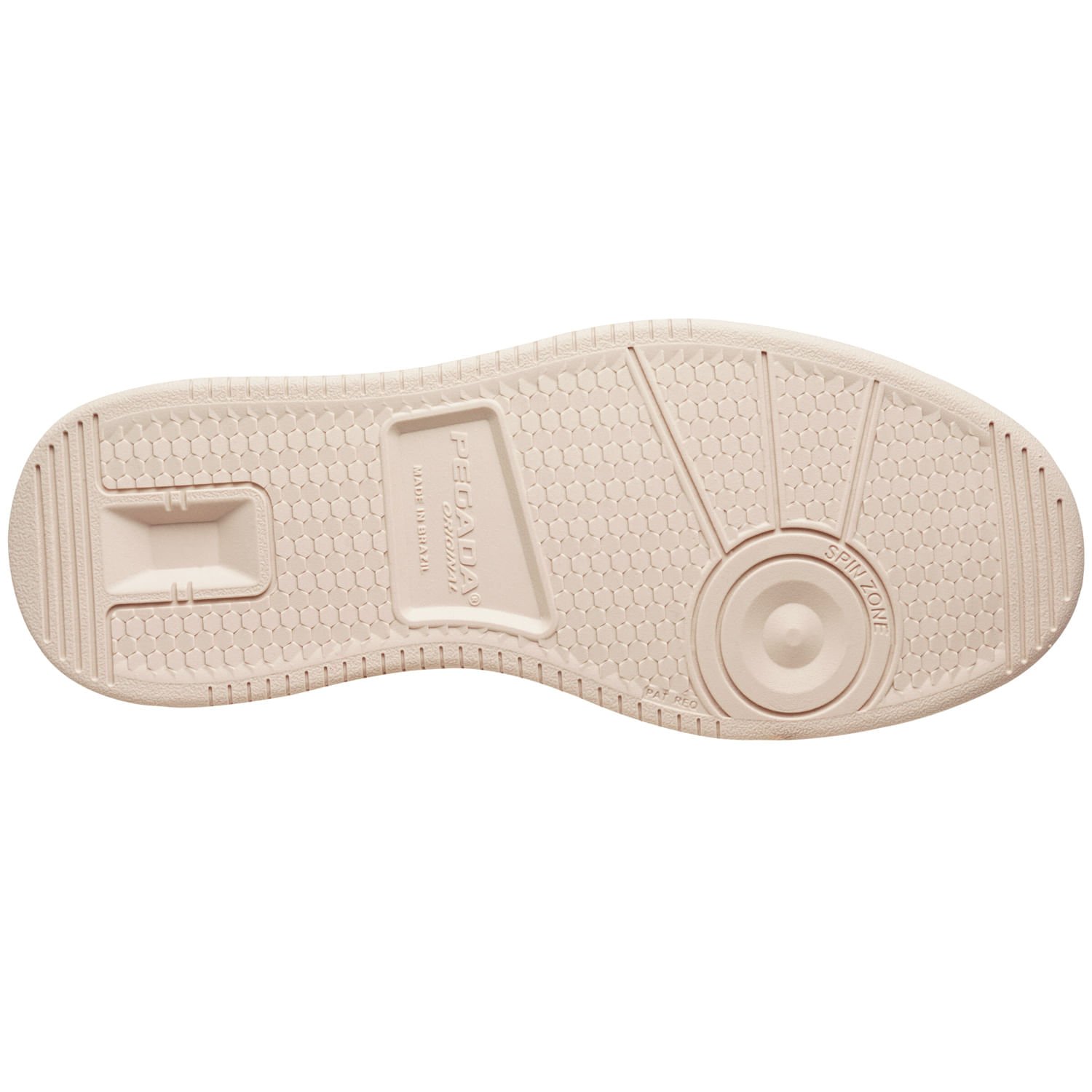 Tênis Casual Pegada Feminino em Couro Off White 210902-03 Bege 4