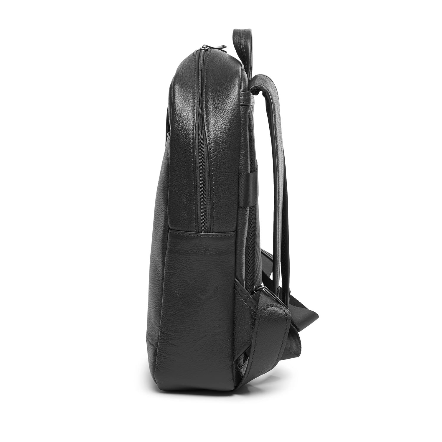 Mochila Pegada em Couro Preto MO009325-01 Preto 2