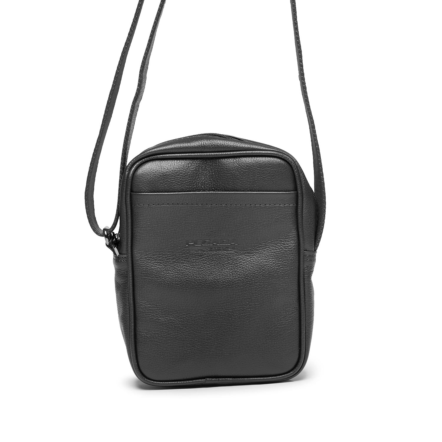 Bolsa Pegada em Couro Preto BO008766-01