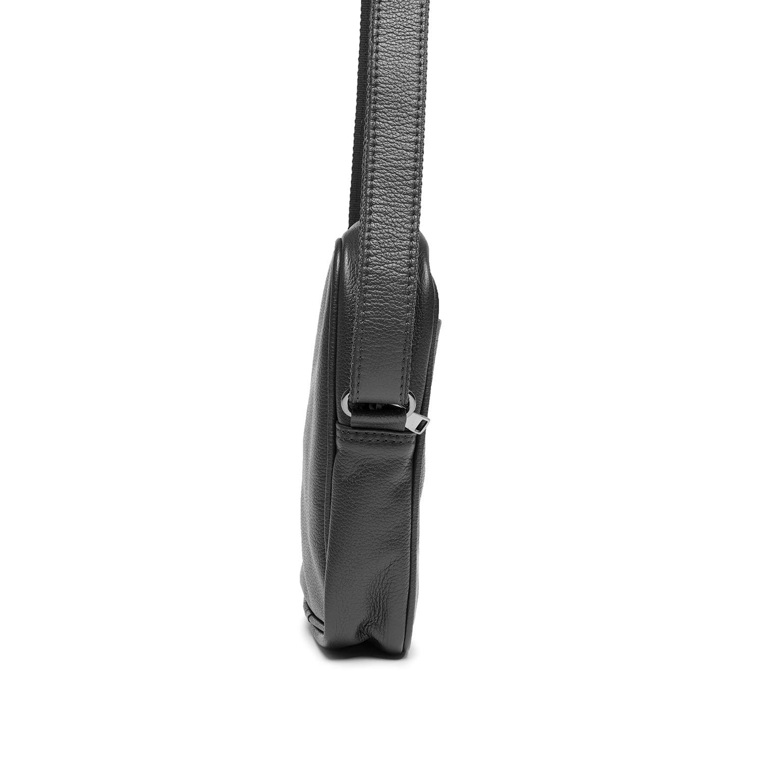 Bolsa Pegada em Couro Preto BO008766-01 Preto 2