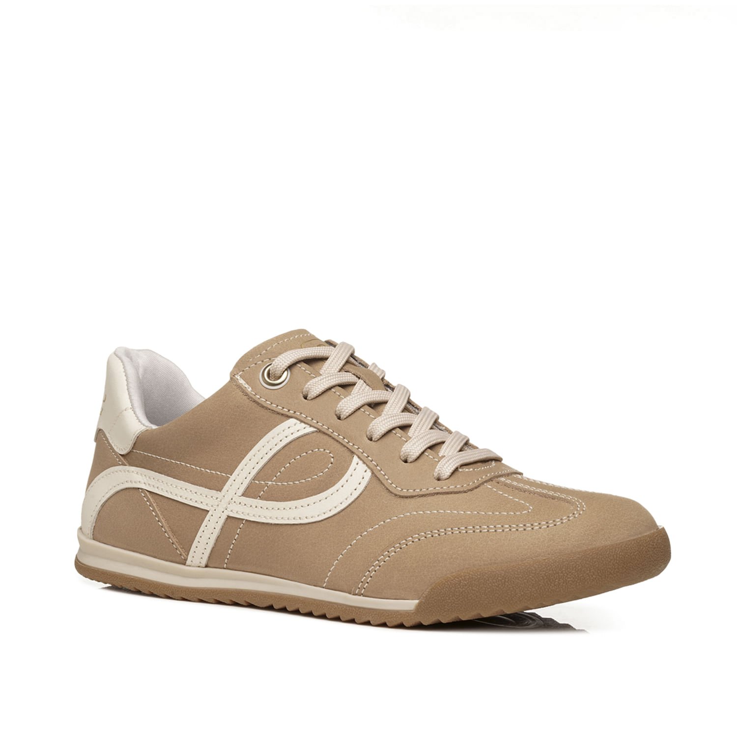 Tenis Pegada Feminino em Couro Castor 212804-19 Marrom 2