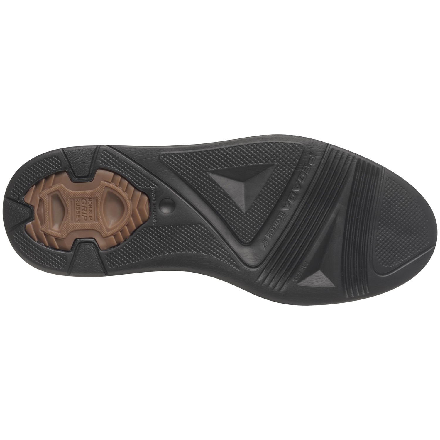 Tênis Casual Pegada Masculino em Couro Preto 111909-05 Preto 5