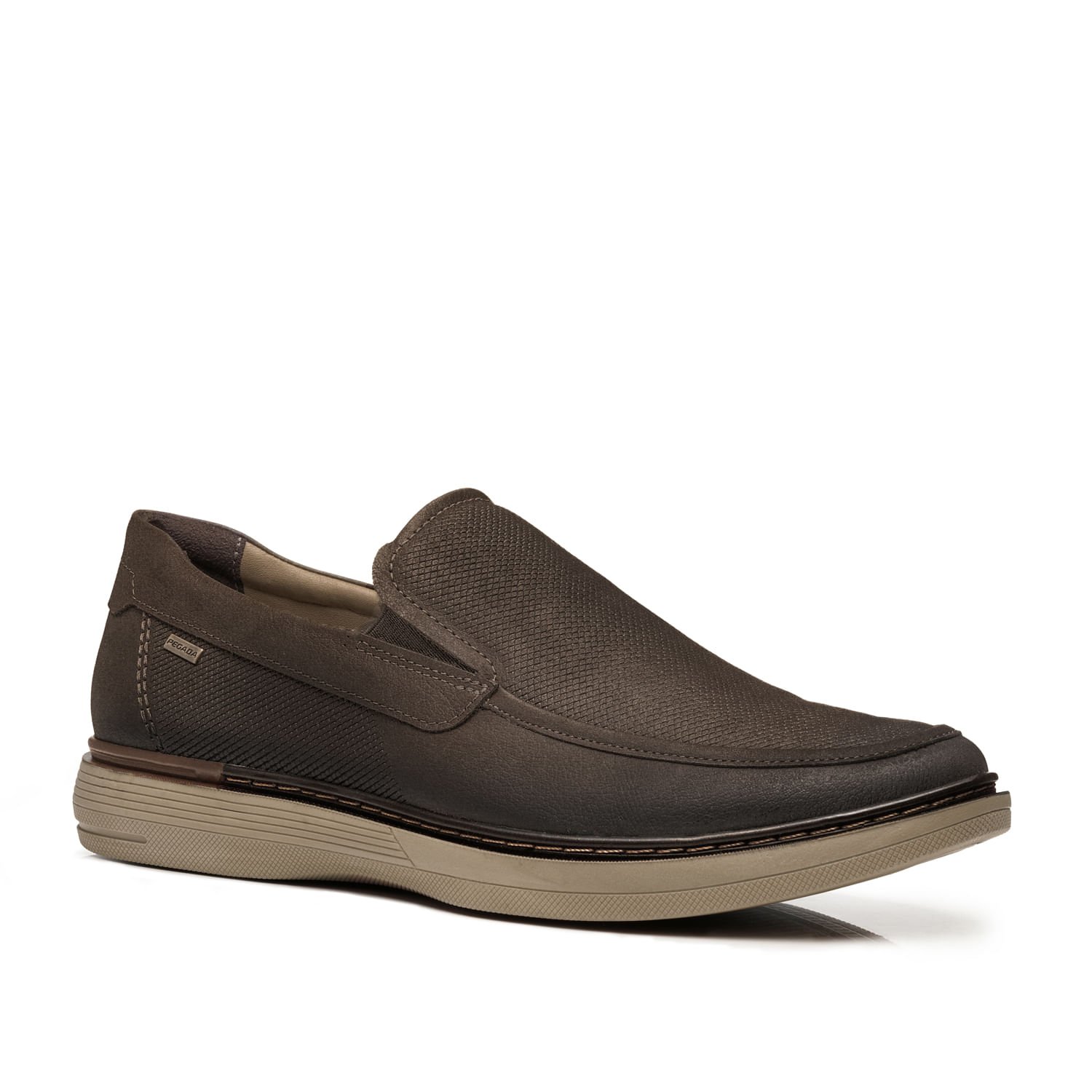 Sapato Casual Pegada Masculino em Couro Chocolate 127602-04 Marrom 2