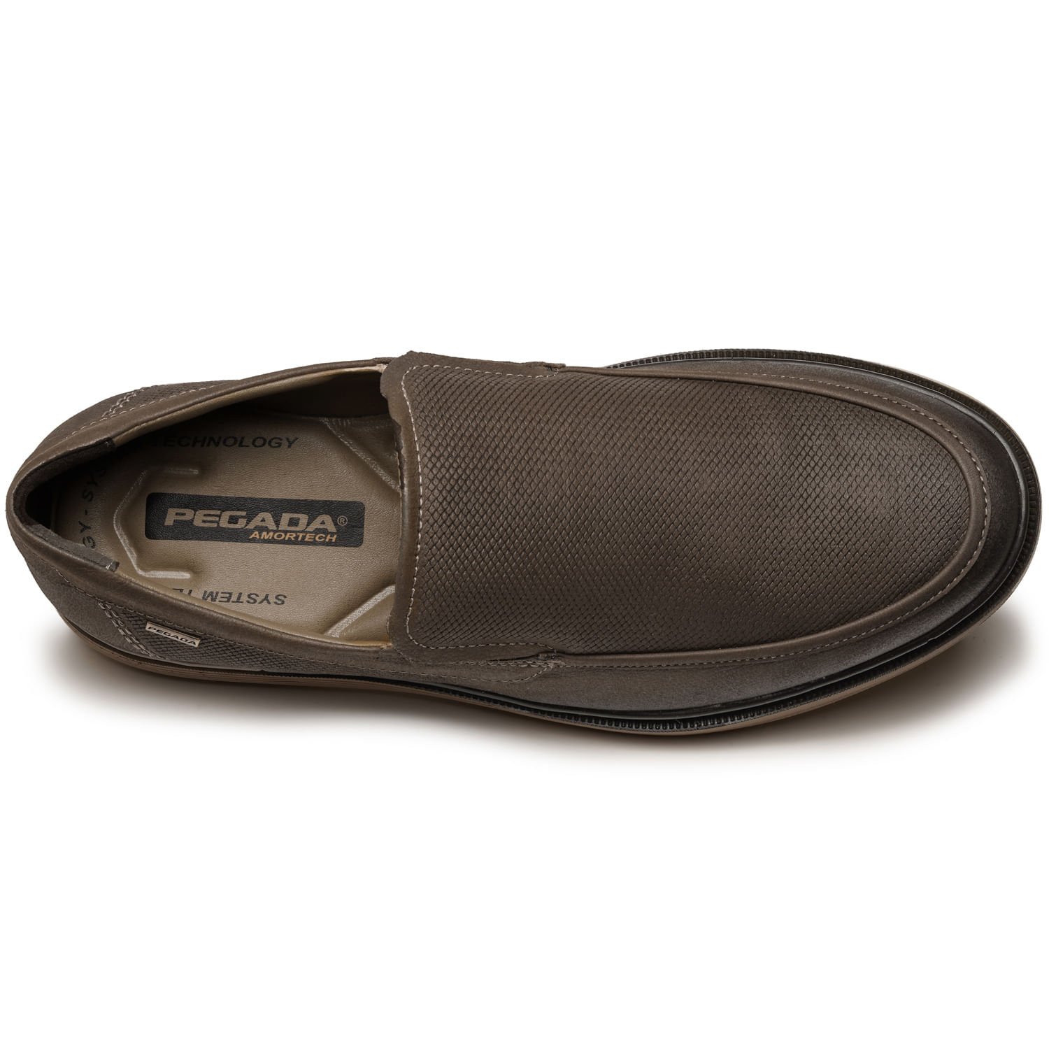 Sapato Casual Pegada Masculino em Couro Chocolate 127602-04 Marrom 6
