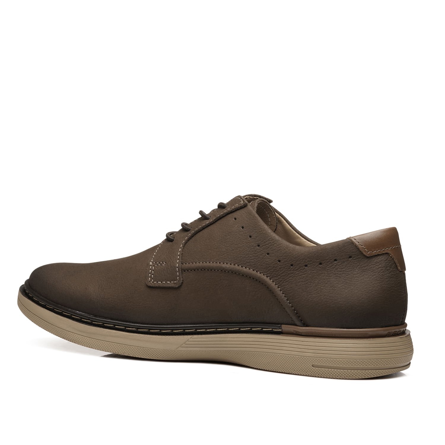 Sapato Casual Pegada Masculino em Couro Chocolate 127603-05 Marrom 3