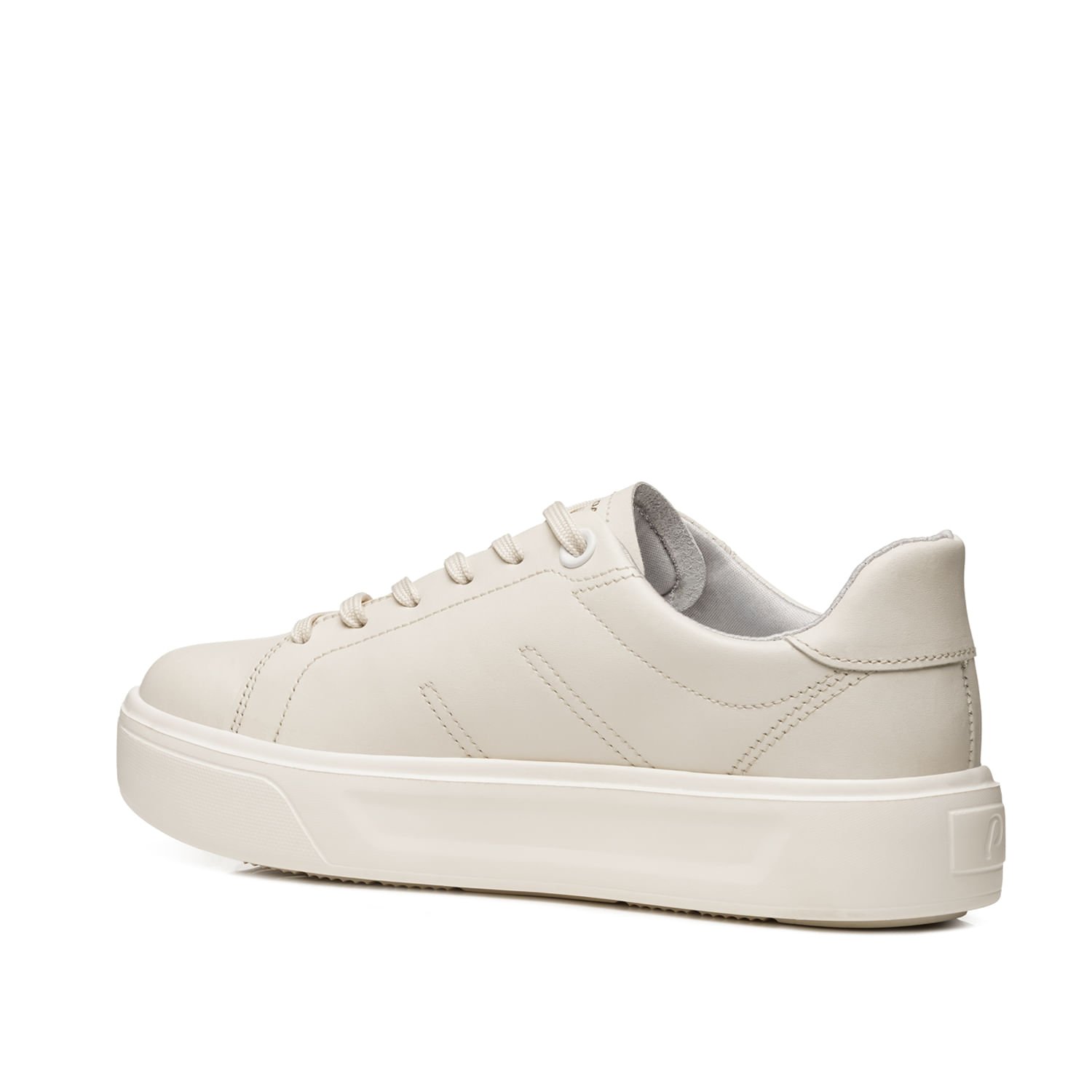 Tênis Pegada Feminino em Couro Milk 211226-02 Bege 4