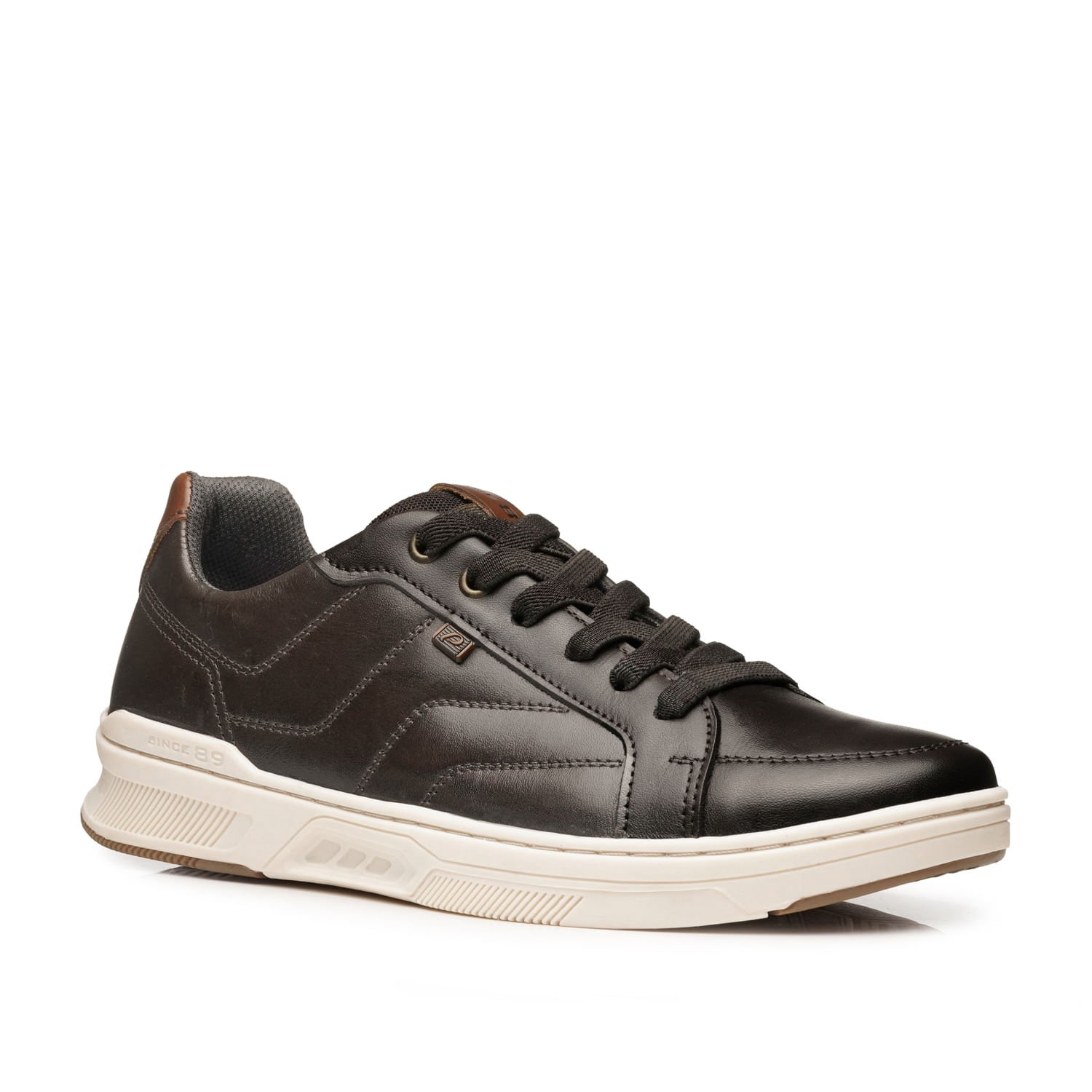 Sapatênis Pegada Masculino em Couro Dark Brown 110607-04 Café 2