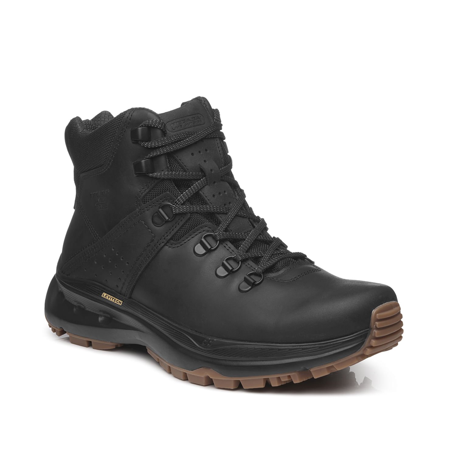 Bota Treking Pegada Masculino em Couro Preto 150405-05 Preto 2
