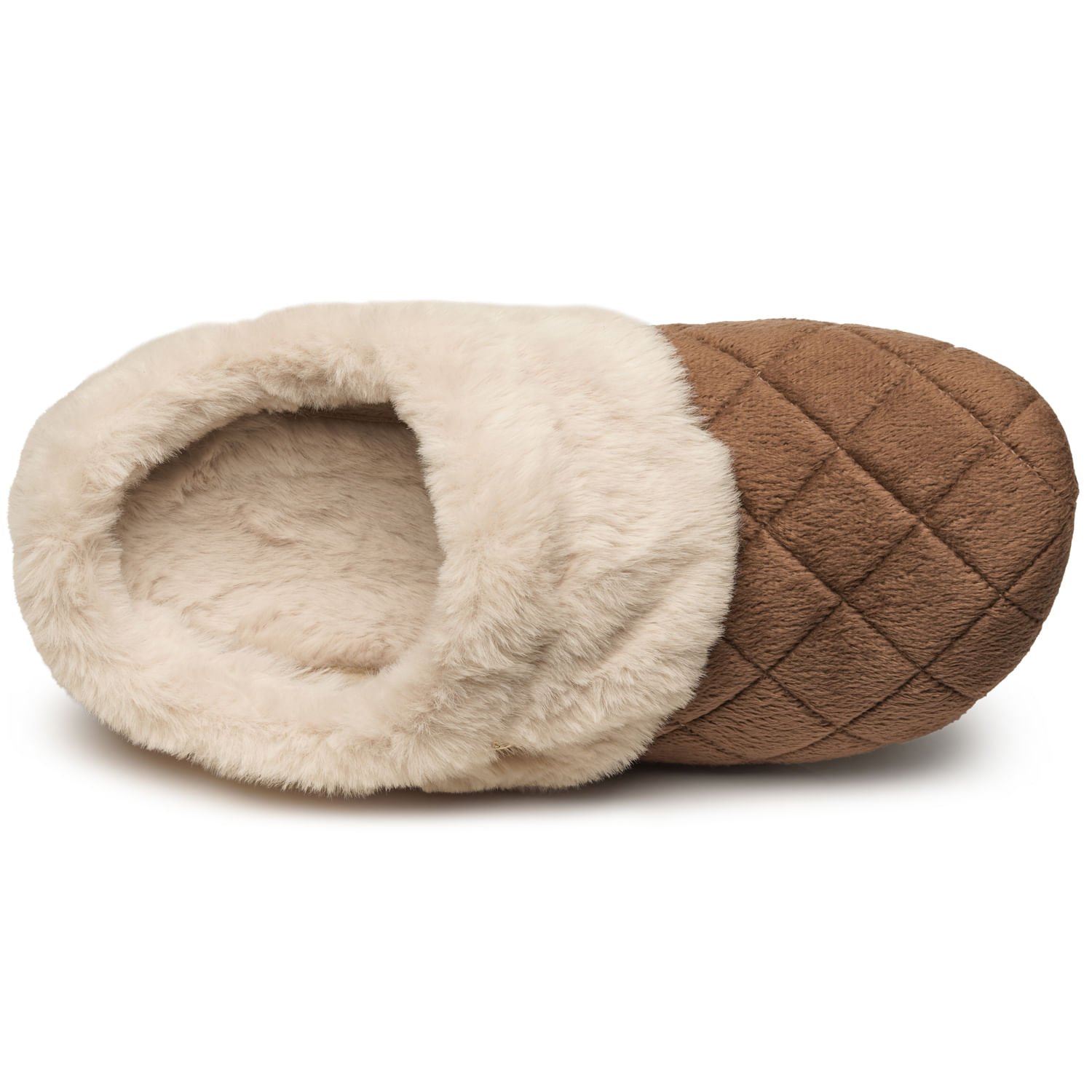 Pantufa Pegada Feminino em Tecido Terra 266017-02 Marrom 6