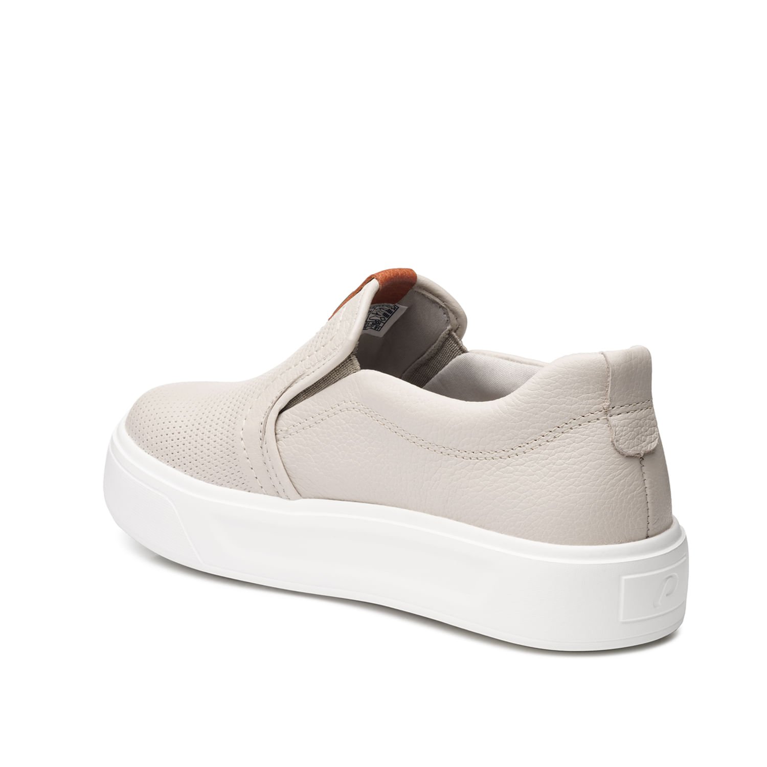 Tênis Pegada Feminino em Couro Off White 211210-02 Branco 3