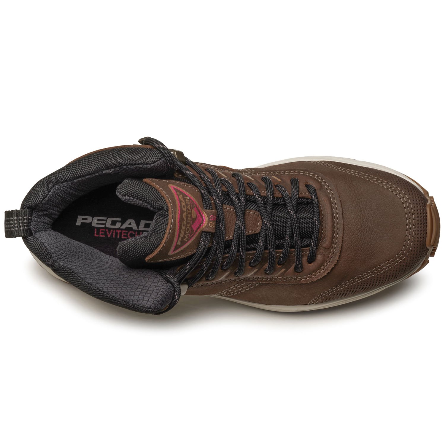 Bota Trekking Pegada Feminina em Couro Castanho 250409-06 Marrom 6