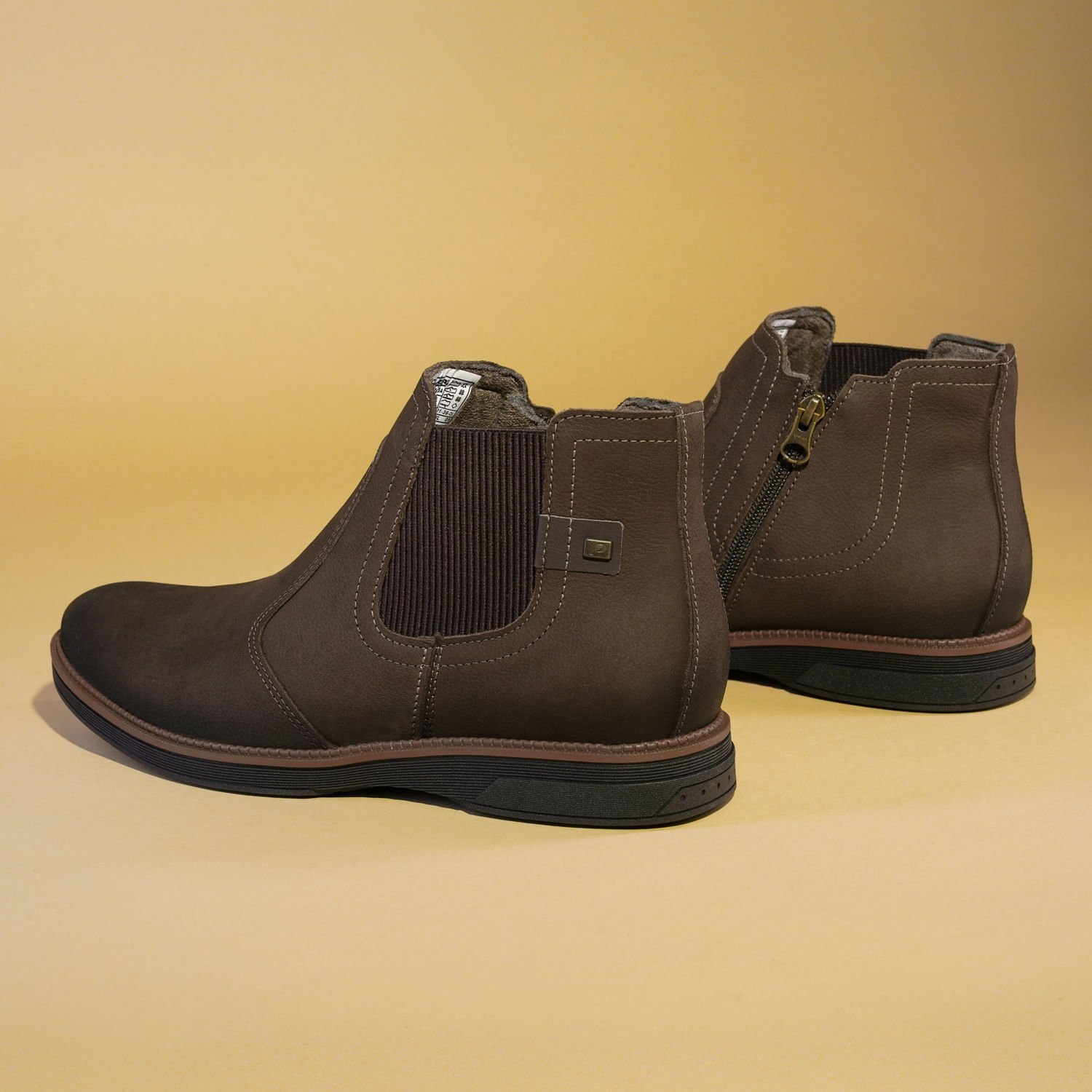 Sapato Casual Pegada Masculino em Couro Chocolate 126754-05 Marrom 2