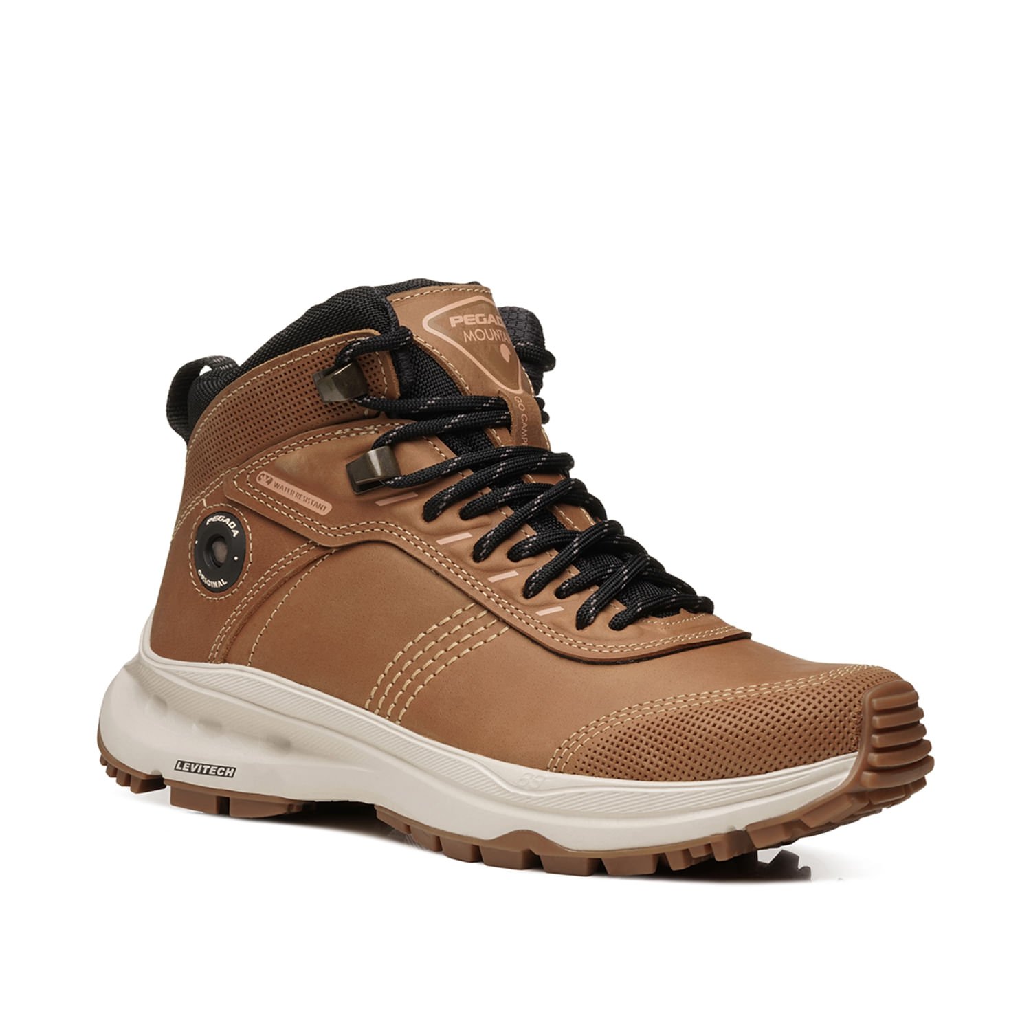 Bota Trekking Pegada Feminino em Couro Latego 250409-02 Marrom 2