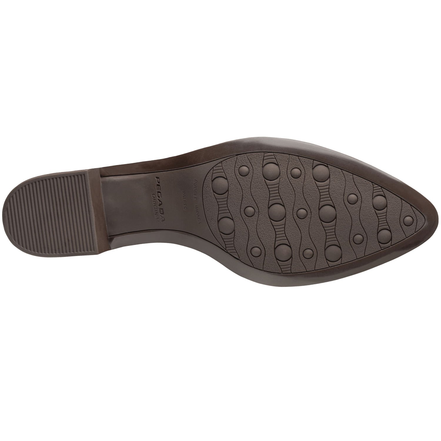 Bota Pegada Feminina em Couro Castanho Cano Médio Slouch 280901-05 Marrom 5
