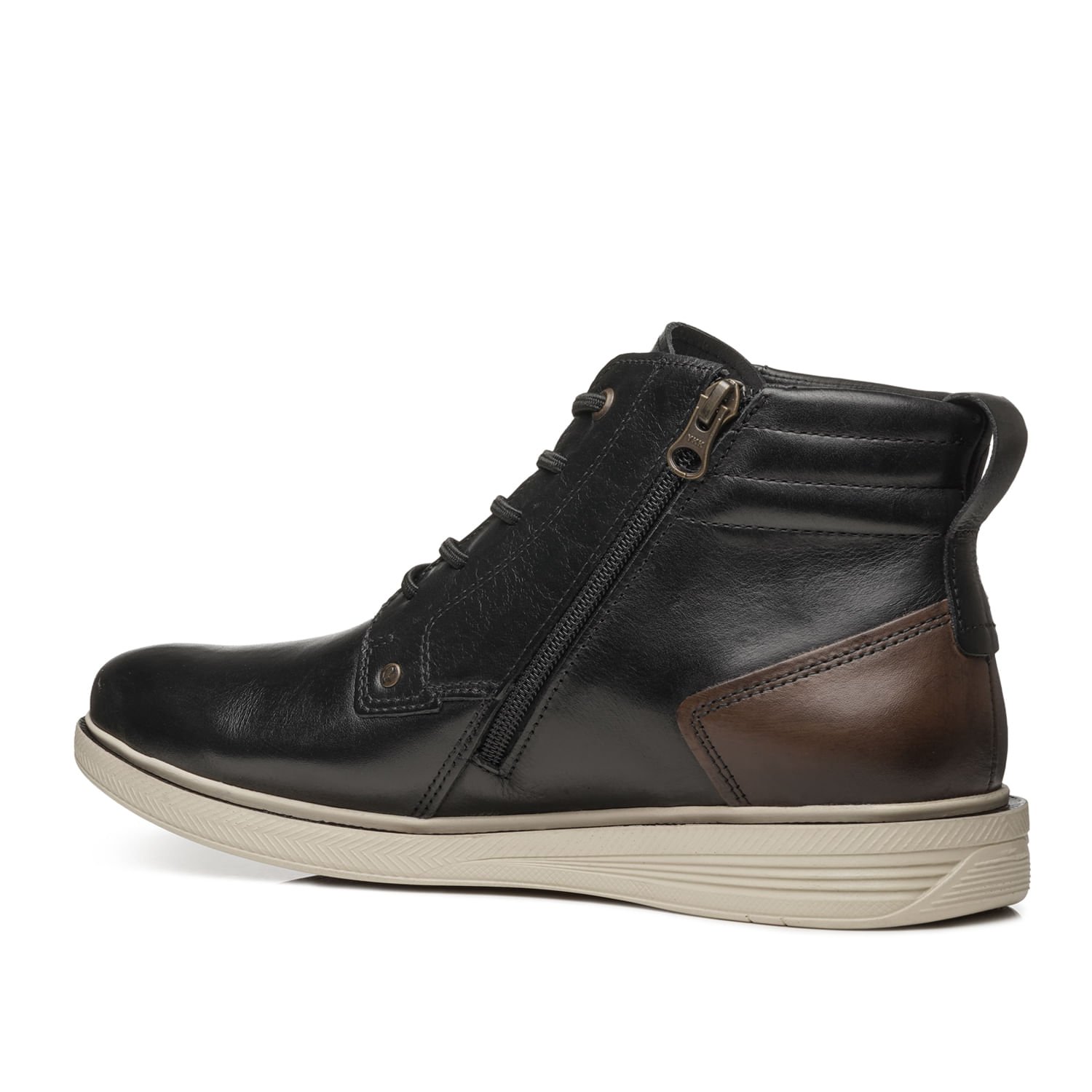 Sapato Casual Pegada Masculino em Couro Preto 126114-03 Preto 3