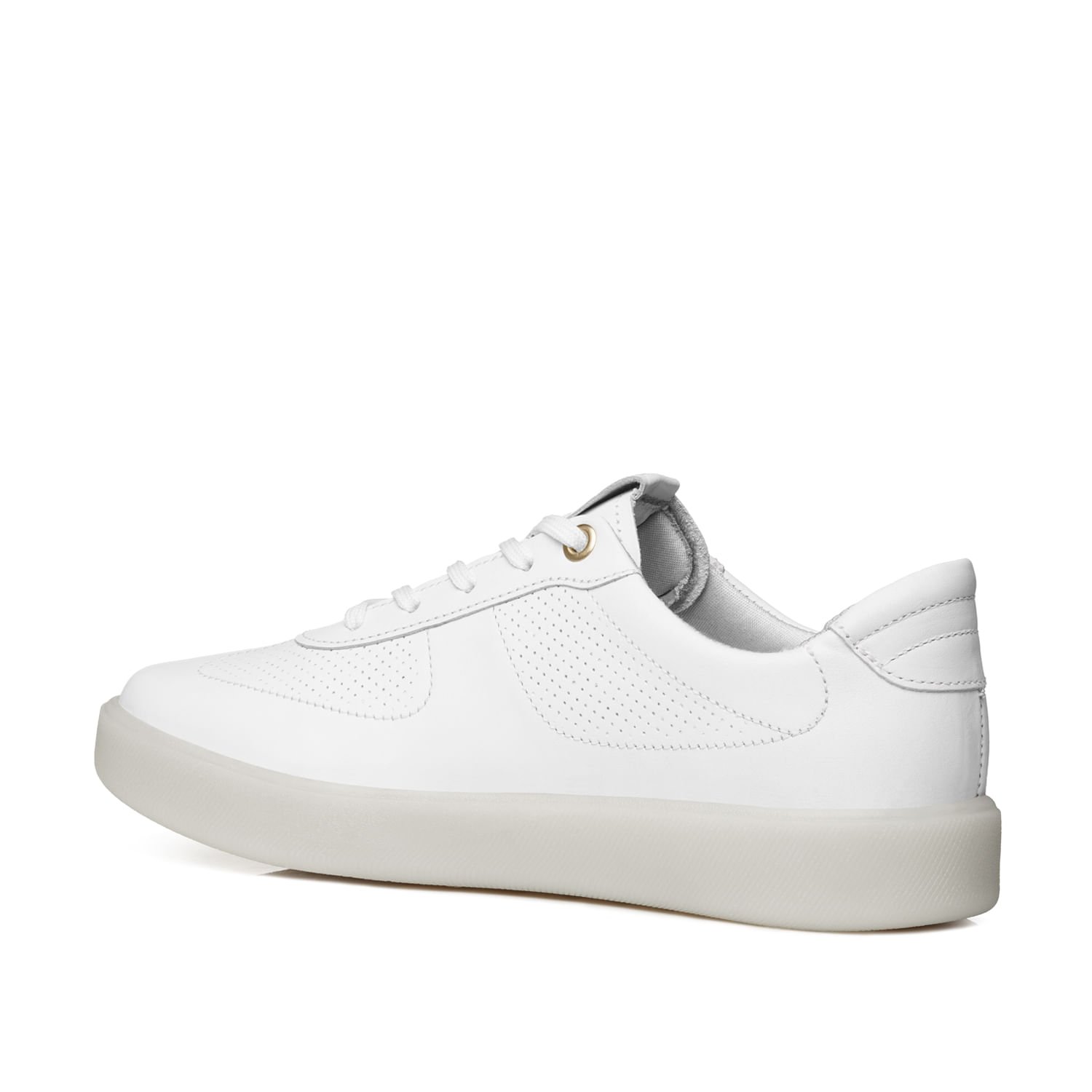Tênis Casual Pegada Feminino em Couro Branco 210801-01 Branco 3