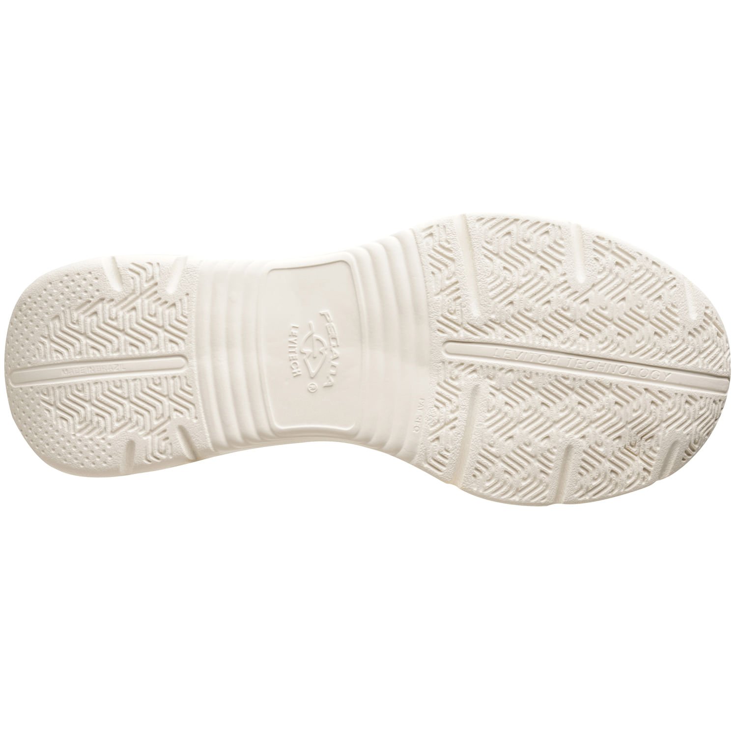 Tênis Casual Pegada Feminino em Couro Off White 211402-02 Bege 4