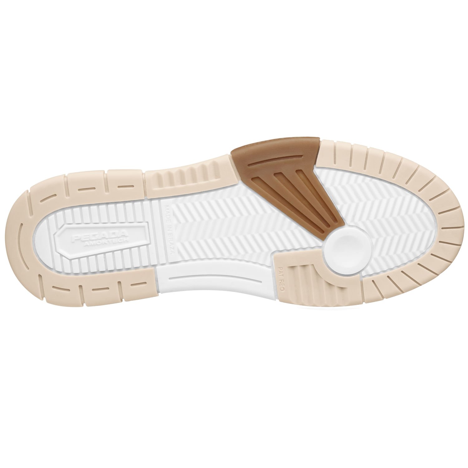 Tênis Pegada Feminino em Couro Milk 212609-13 Bege 6