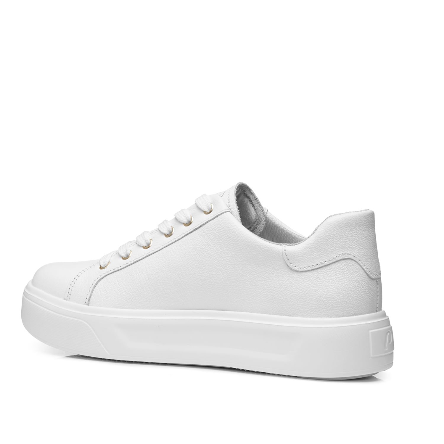 Tênis Pegada Feminino em Couro Branco 211216-05 Branco 3