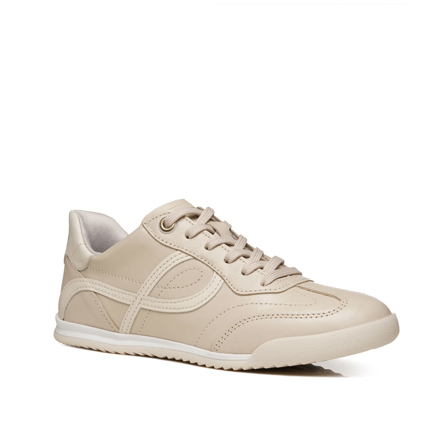 Tênis Pegada Feminino em Couro Off White 212804-13 Bege 2