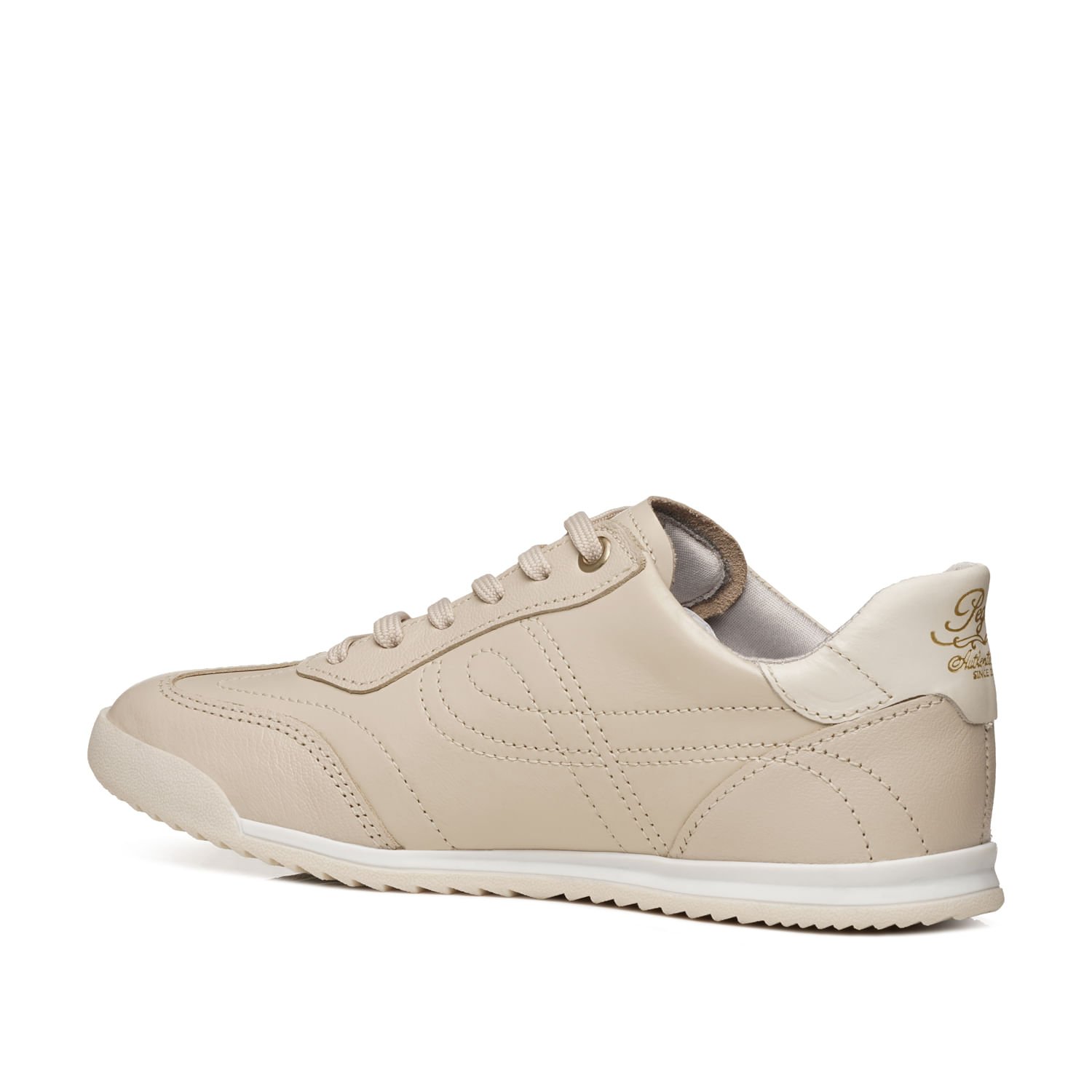 Tênis Pegada Feminino em Couro Off White 212804-13 Bege 3