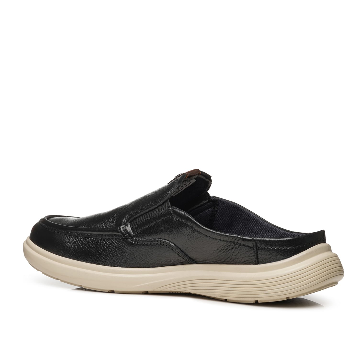 Mule Pegada Masculino em Couro Preto 112202-03 Preto 3